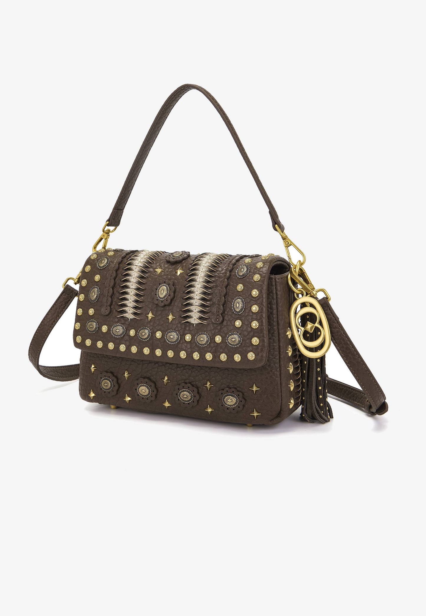 LA CARRIE - Borsa A Tracolla Jungle Marrone
