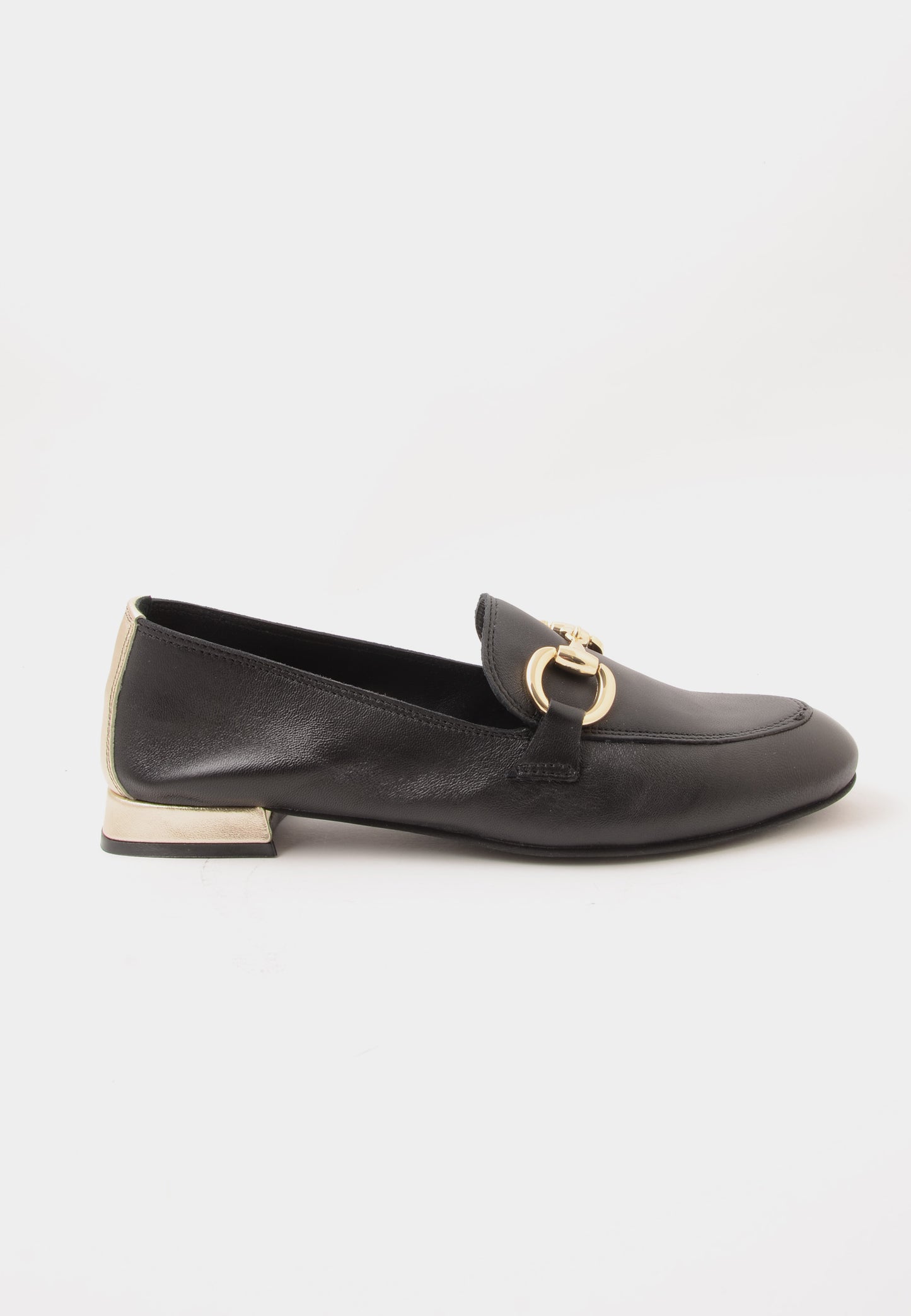 DIVINE FOLLIE - Mocassino Morsetto In Nappa Nero