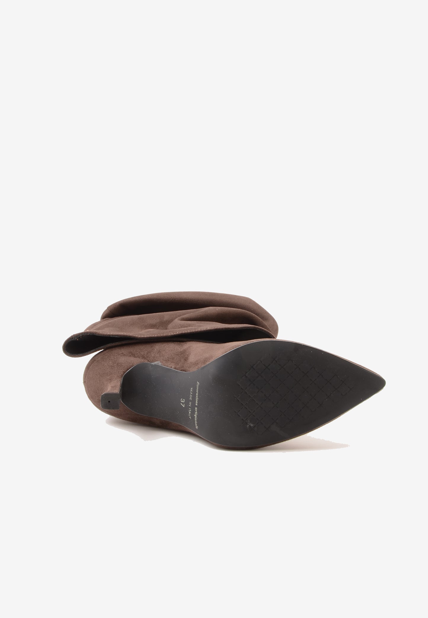 DIVINE FOLLIE - Stivale Camoscio Calza Moro