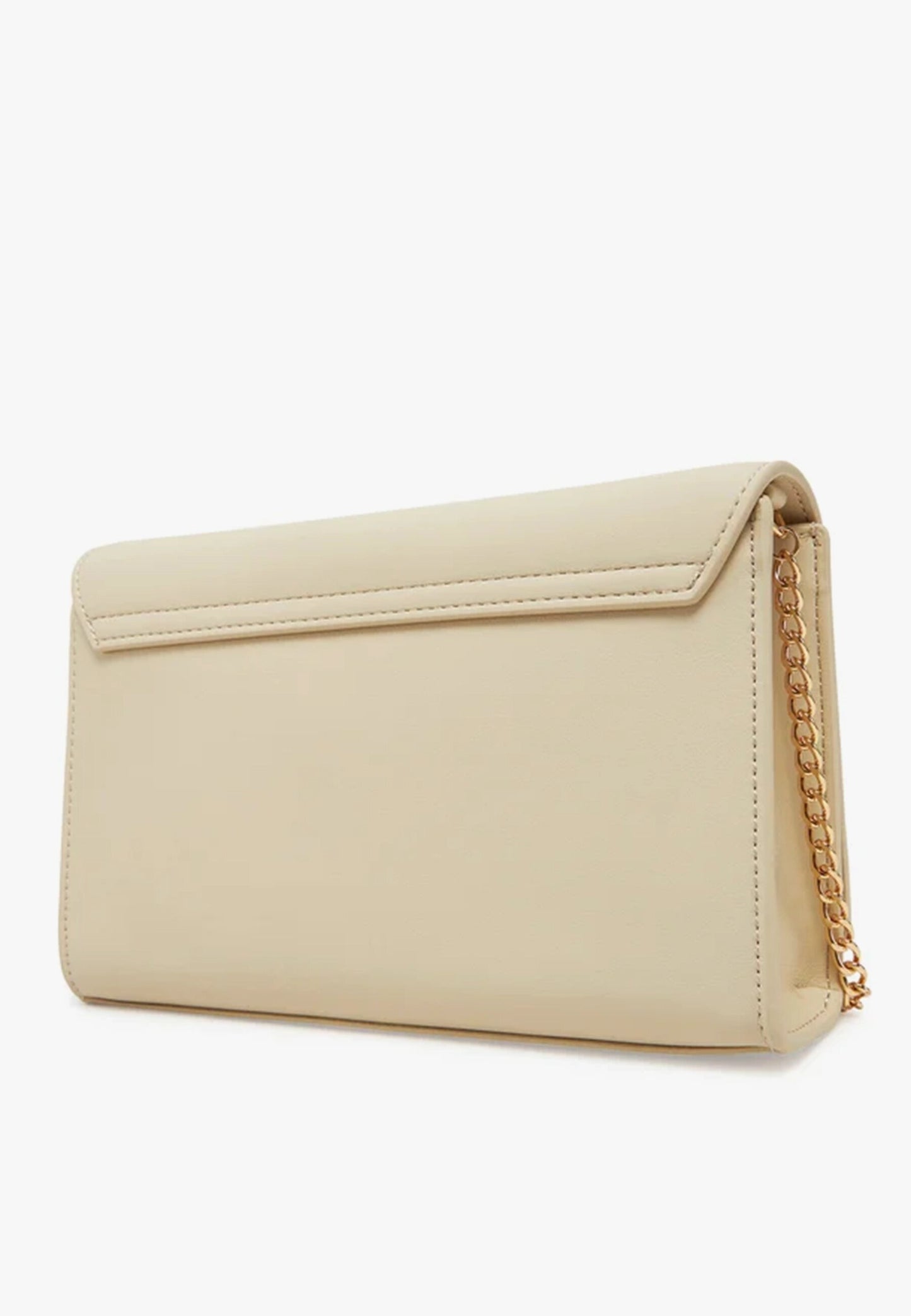 LOVE MOSCHINO - Borsetta A Tracolla Lettering Avorio