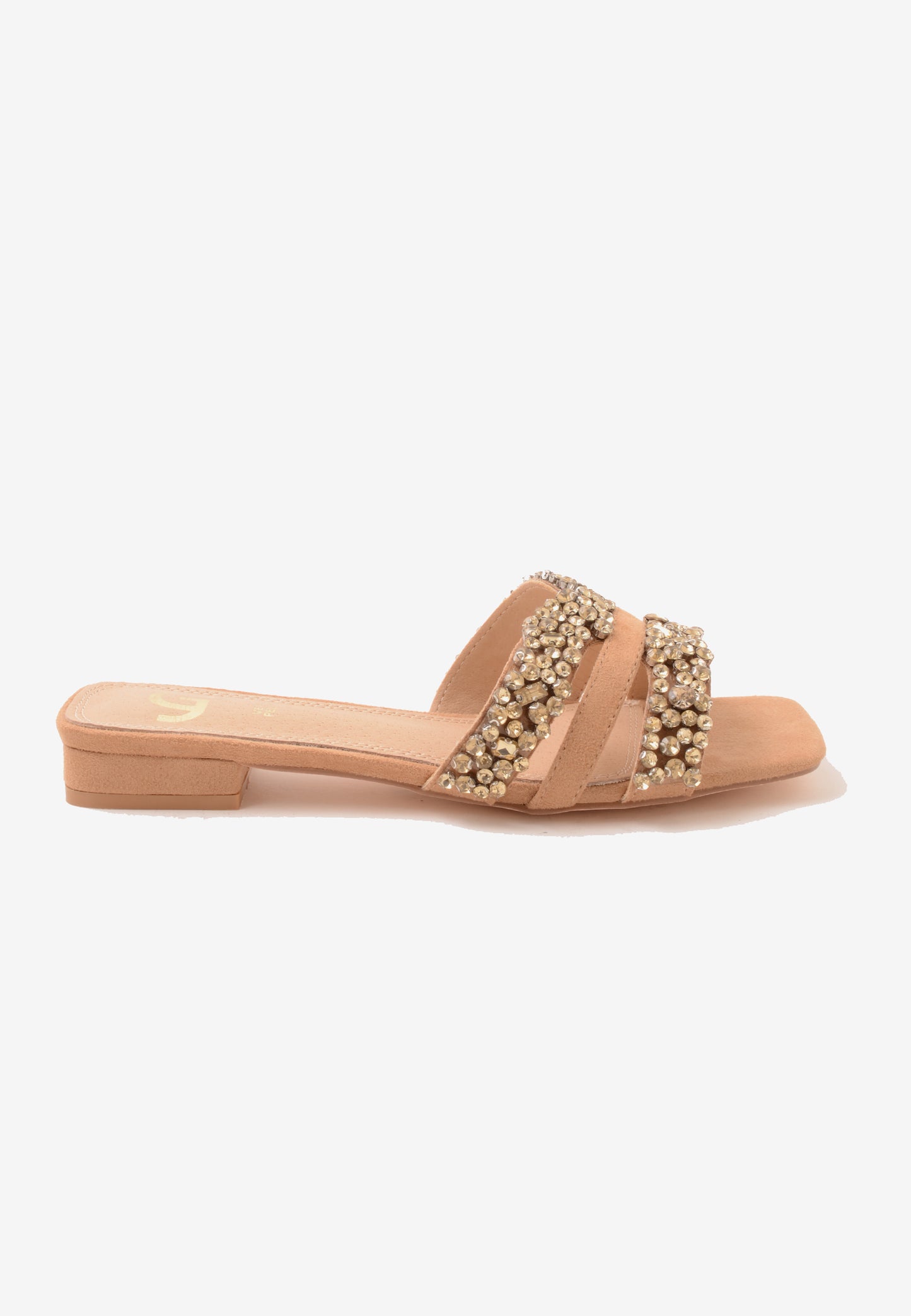 GOLD&GOLD - Ciabatta Strass Beige