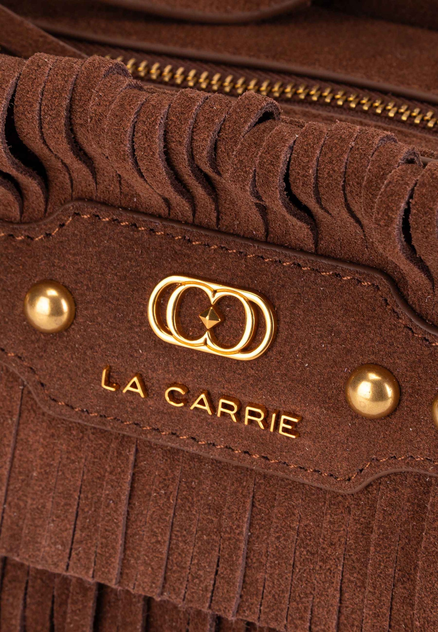 LA CARRIE - Borsa a spalla Etnic Cuoio