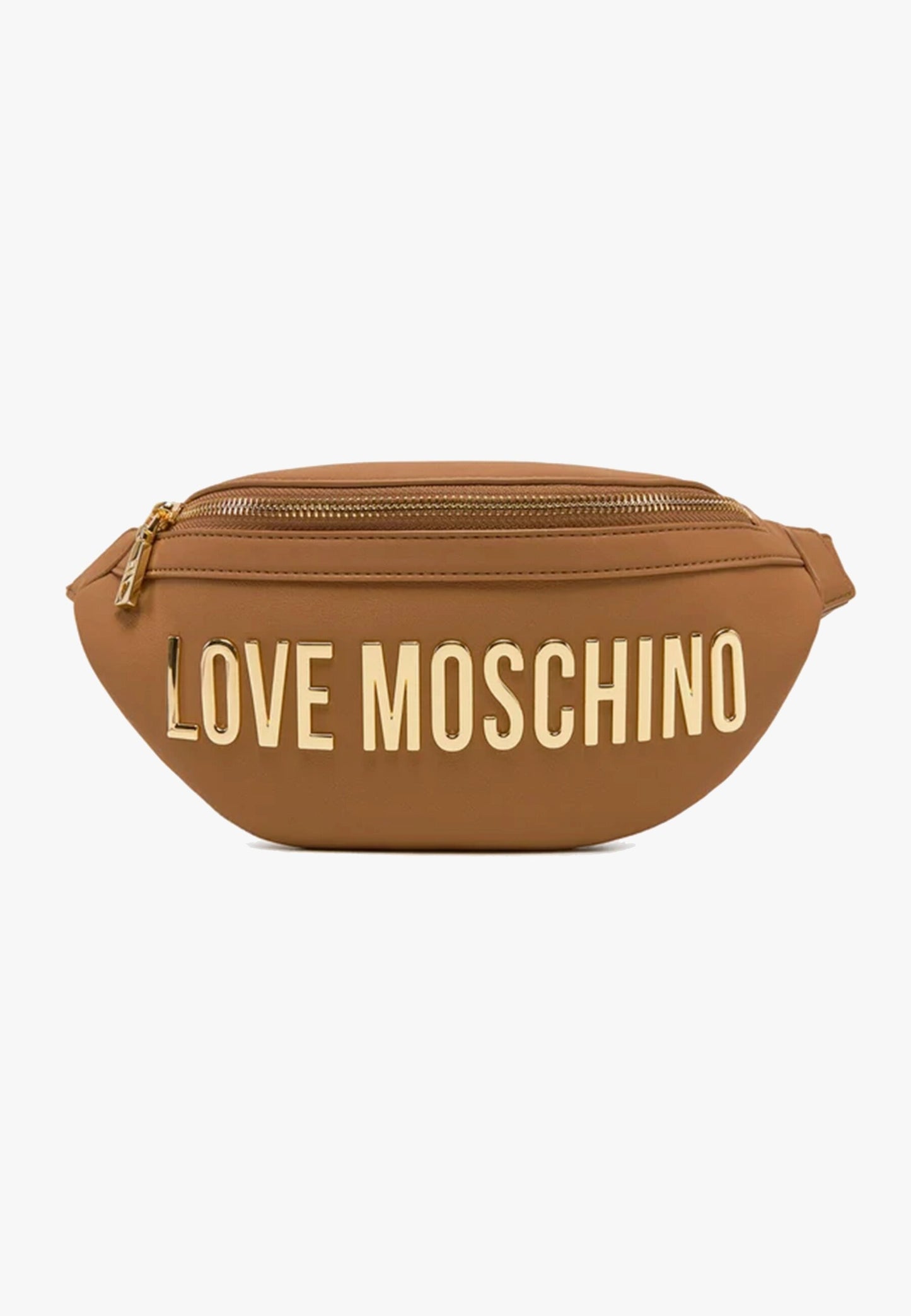LOVE MOSCHINO - Marsupio Lettering Cammello