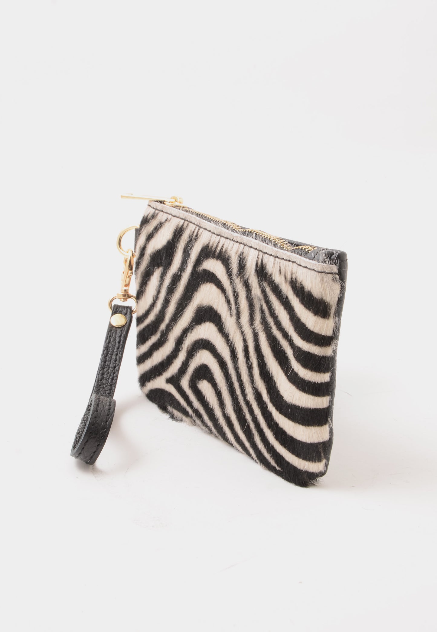 NUNZIA - Portafoglio In Cavallino GIADA Zebra Bianco