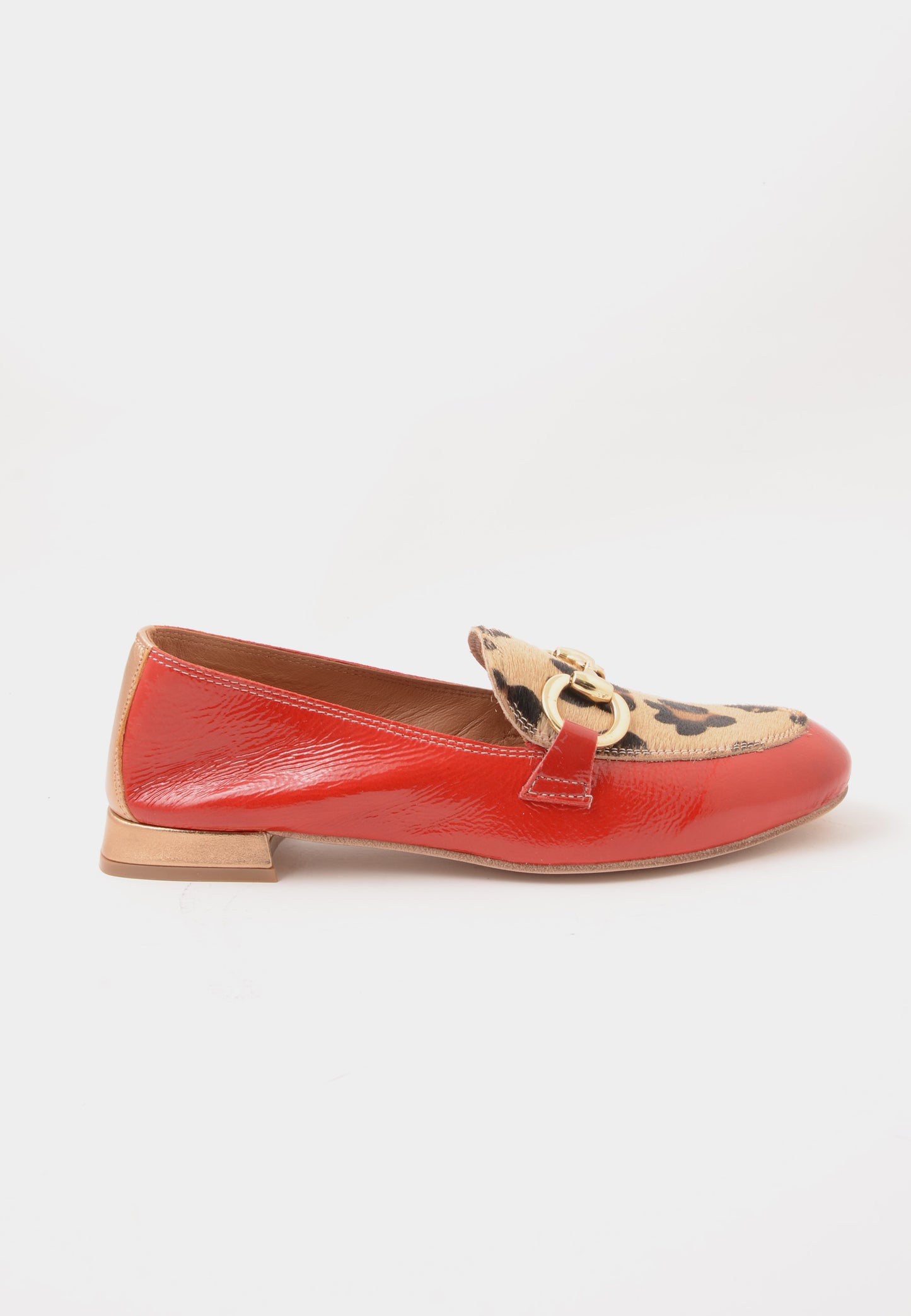 DIVINE FOLLIE - Mocassino Morsetto Maculato Rosso