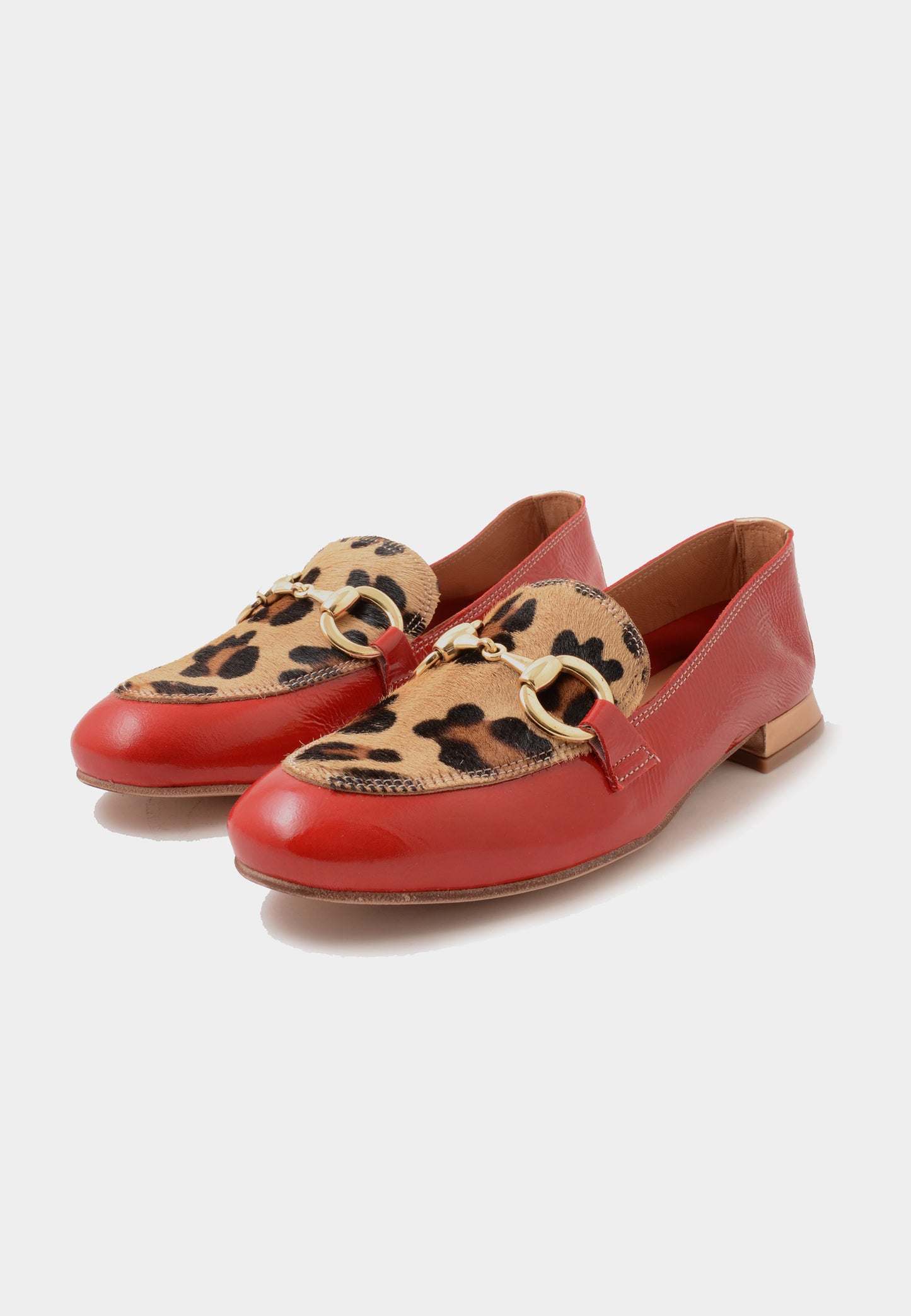 DIVINE FOLLIE - Mocassino Morsetto Maculato Rosso