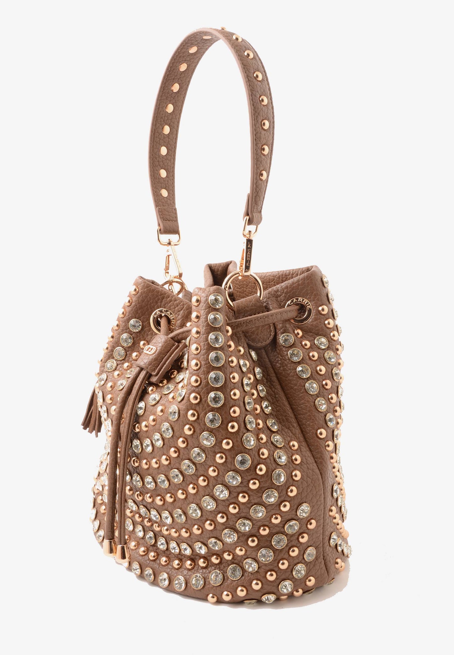 LA CARRIE - Secchiello Strass Andromeda Taupe