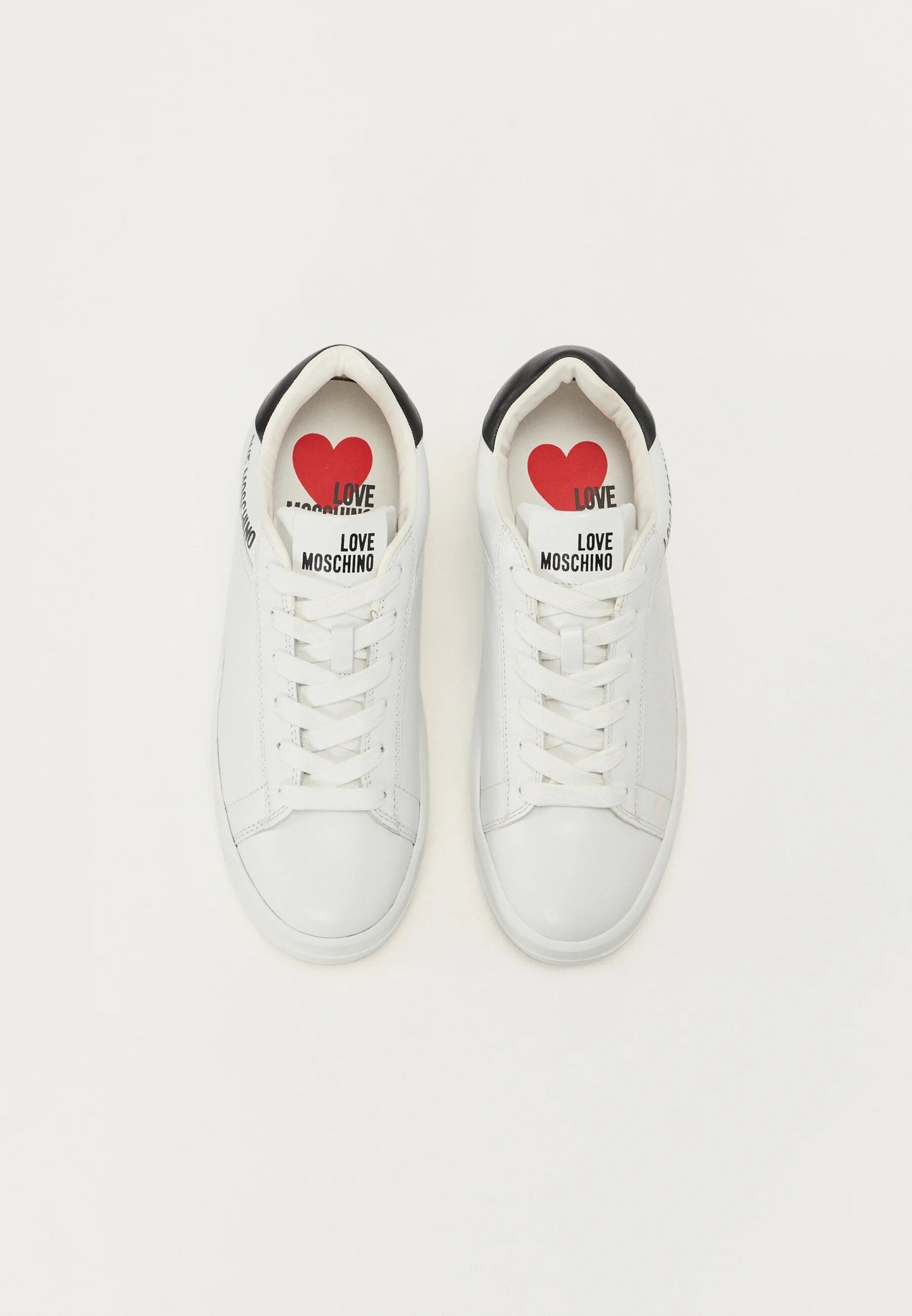 LOVE MOSCHINO - Sneakers Vera Pelle Bianca