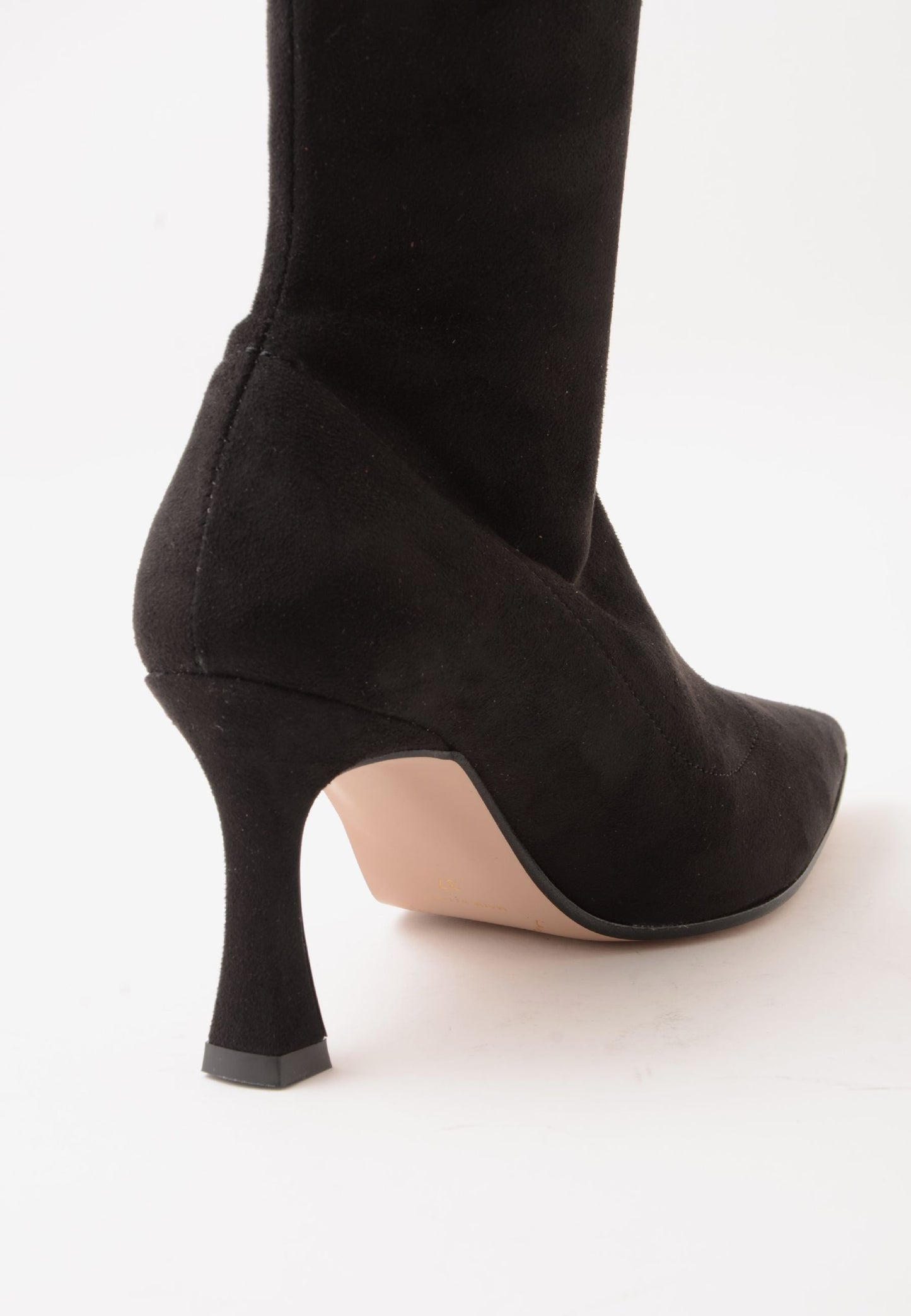 DIVINE FOLLIE - Stivale Alto Elasticizzato Nero