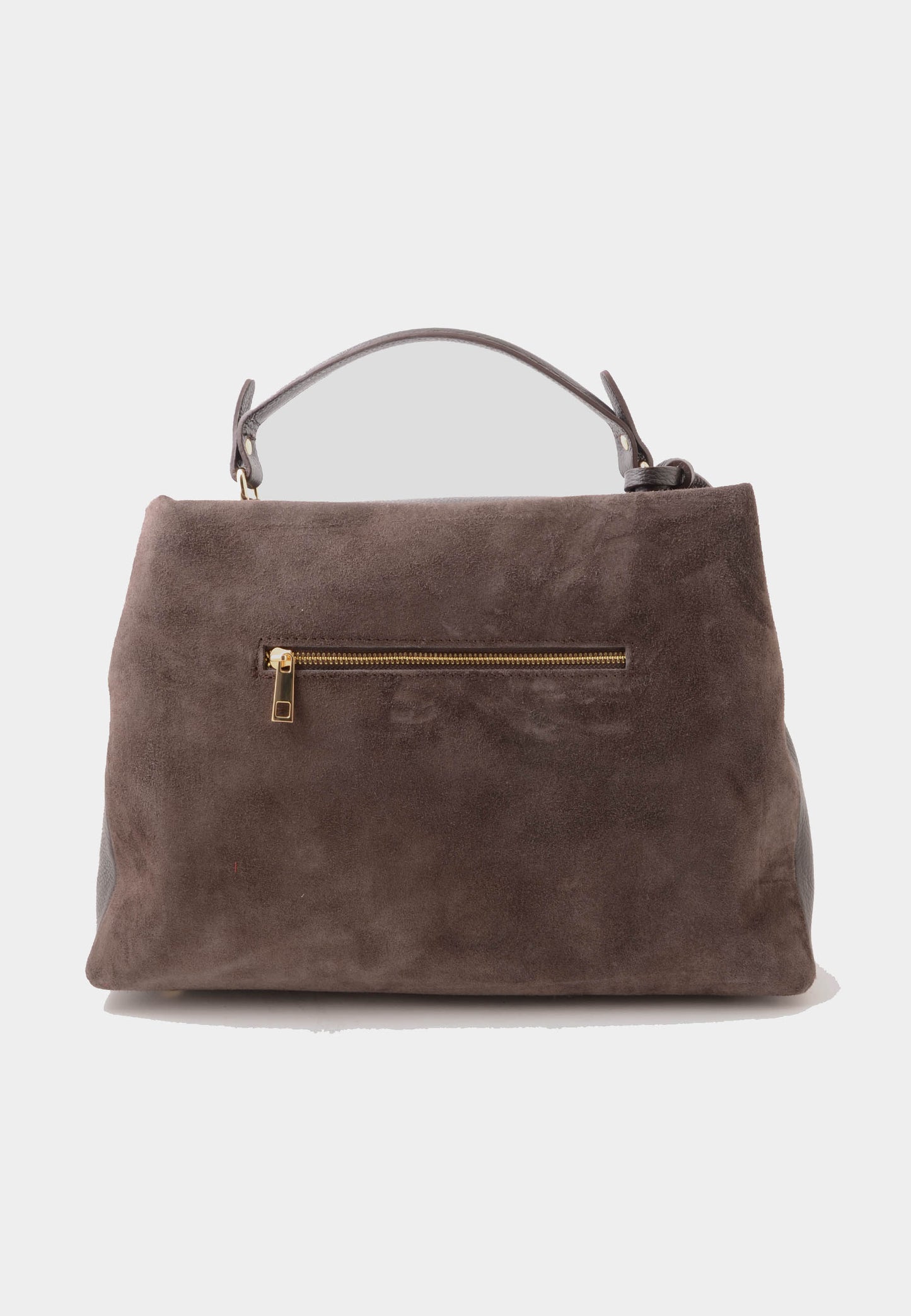 NUNZIA - Borsa In Camoscio VITTORIA Taupe