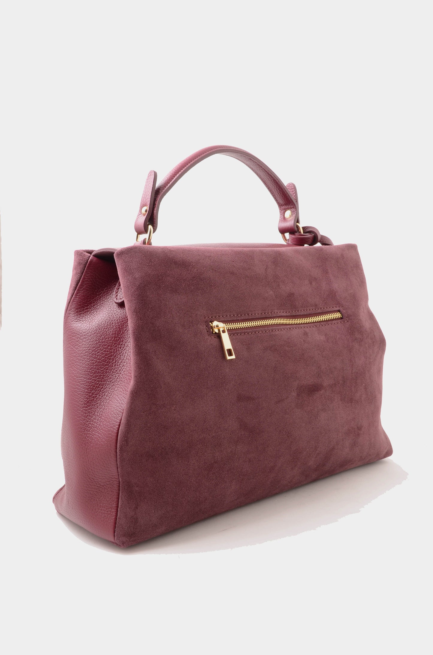 NUNZIA - Borsa In Camoscio VITTORIA Rosa