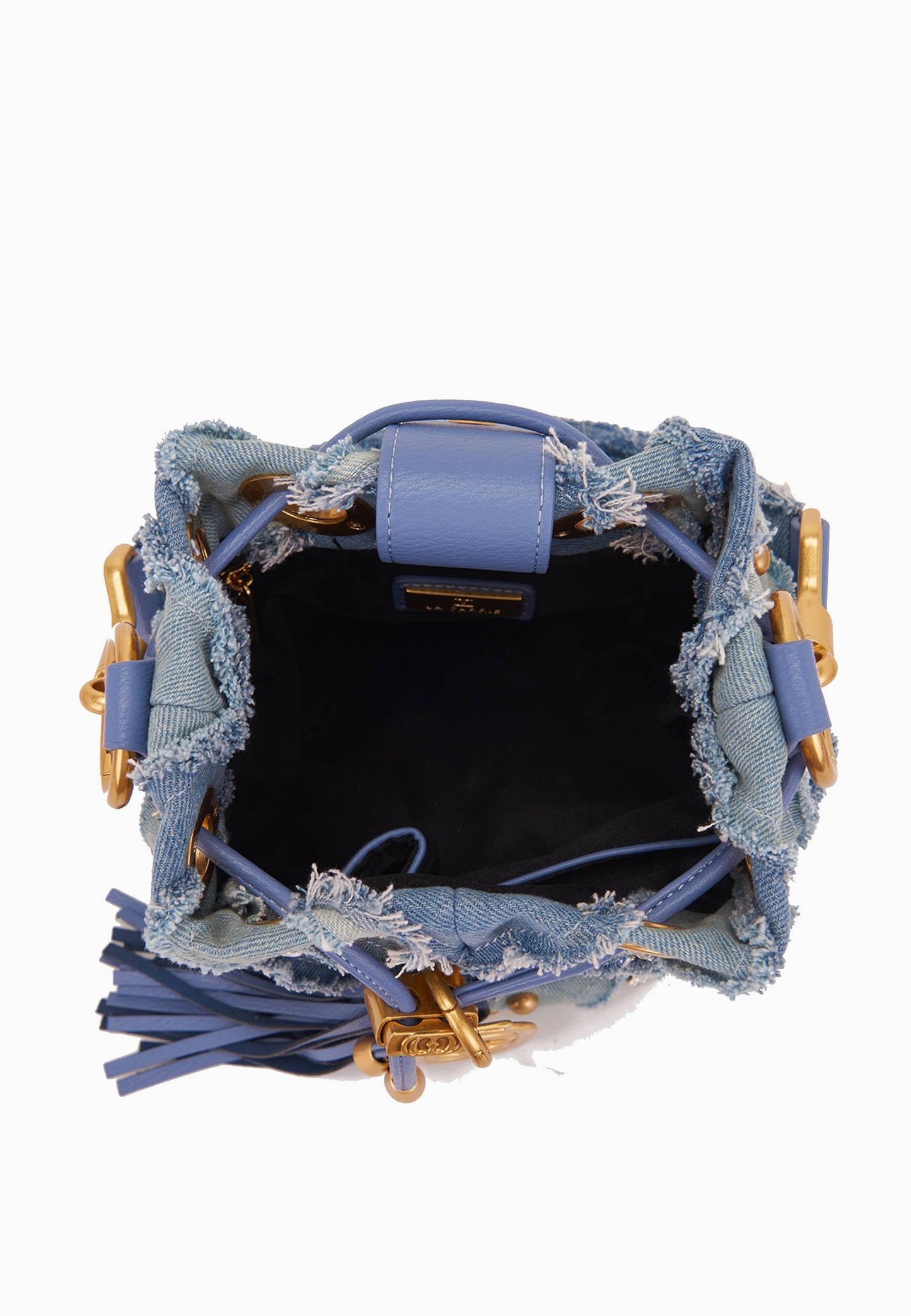 LA CARRIE - Secchiello Piccolo Mirror Jeans Azzurro