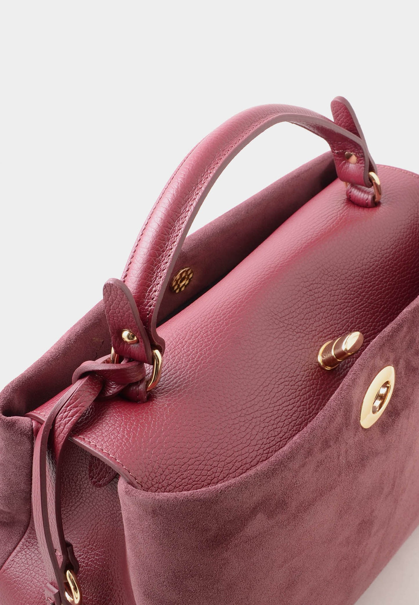 NUNZIA - Borsa In Camoscio VITTORIA Rosa