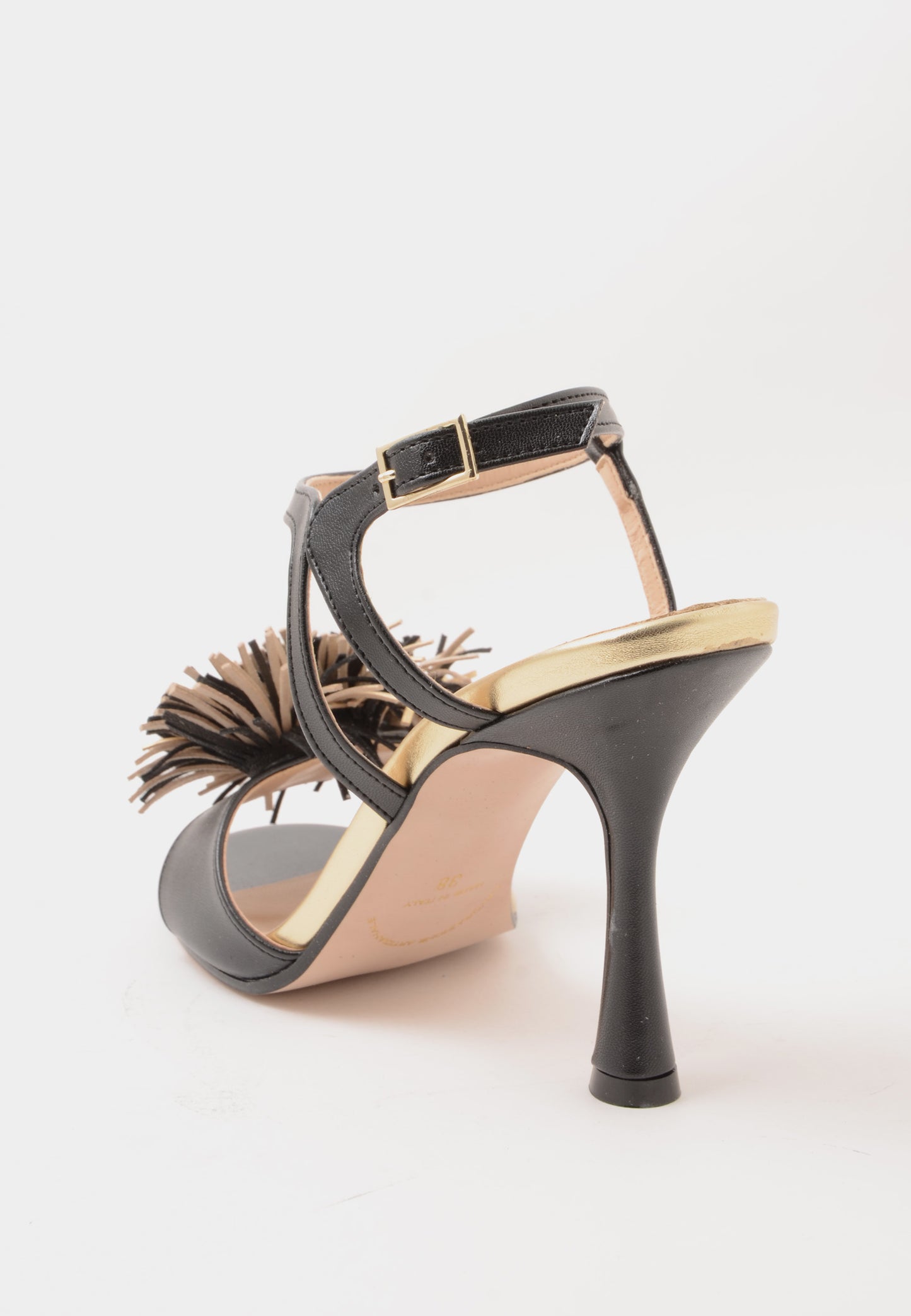 DIVINE FOLLIE - Sandalo Pon Pon Nero