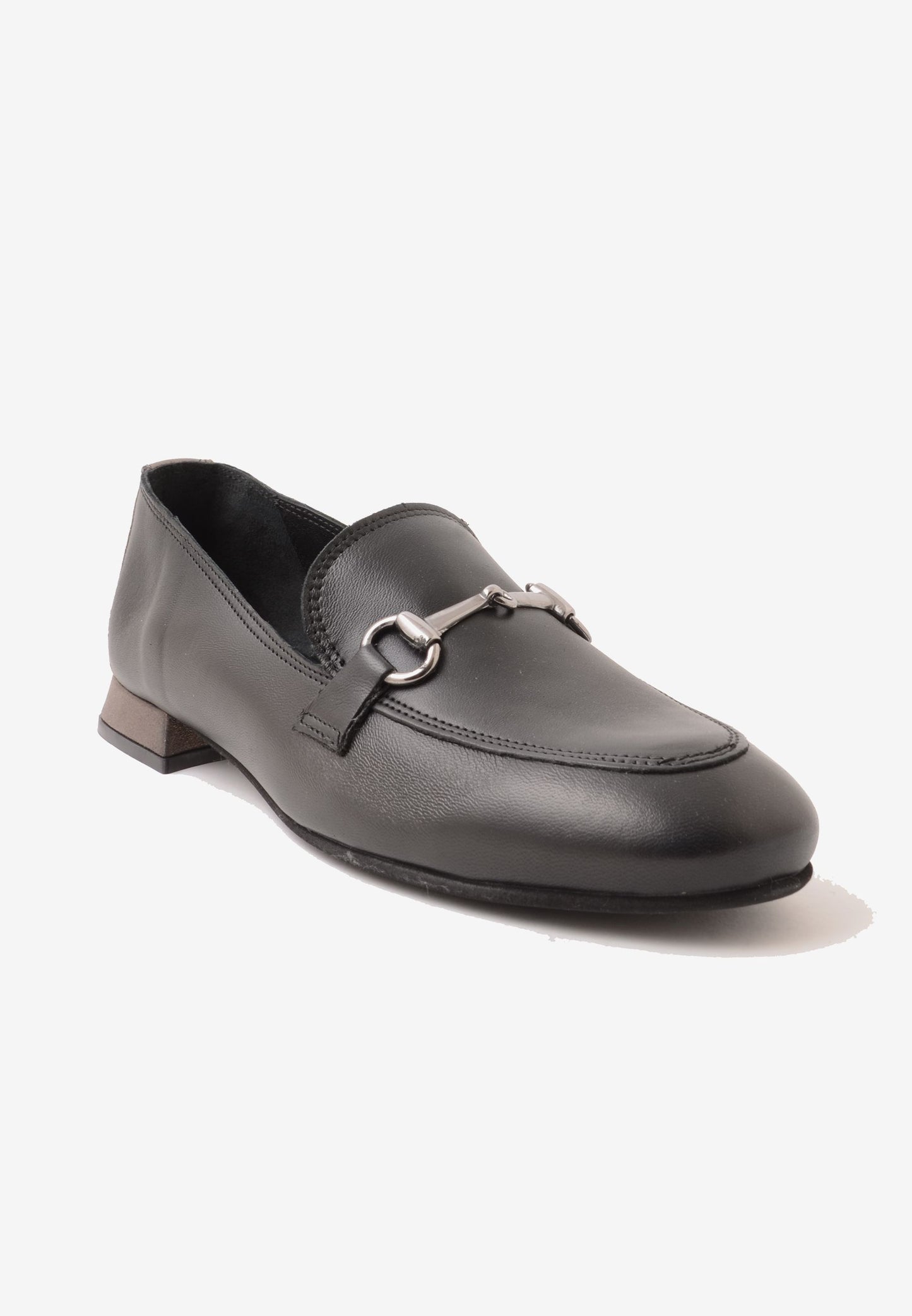 DIVINE FOLLIE - Mocassino Morsetto Nappa Nero