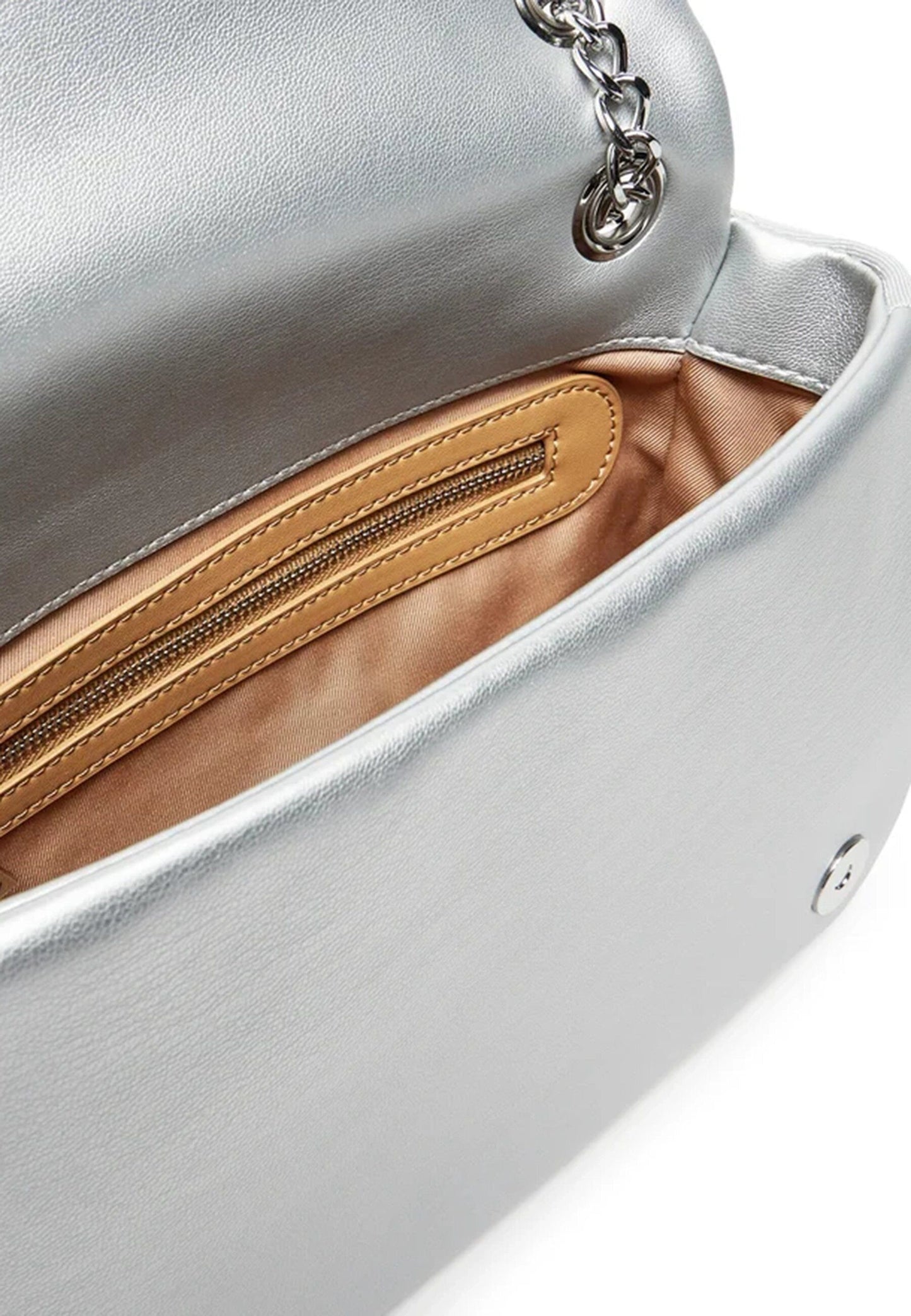LOVE MOSCHINO - Borsa A Tracolla Sparkling Silver
