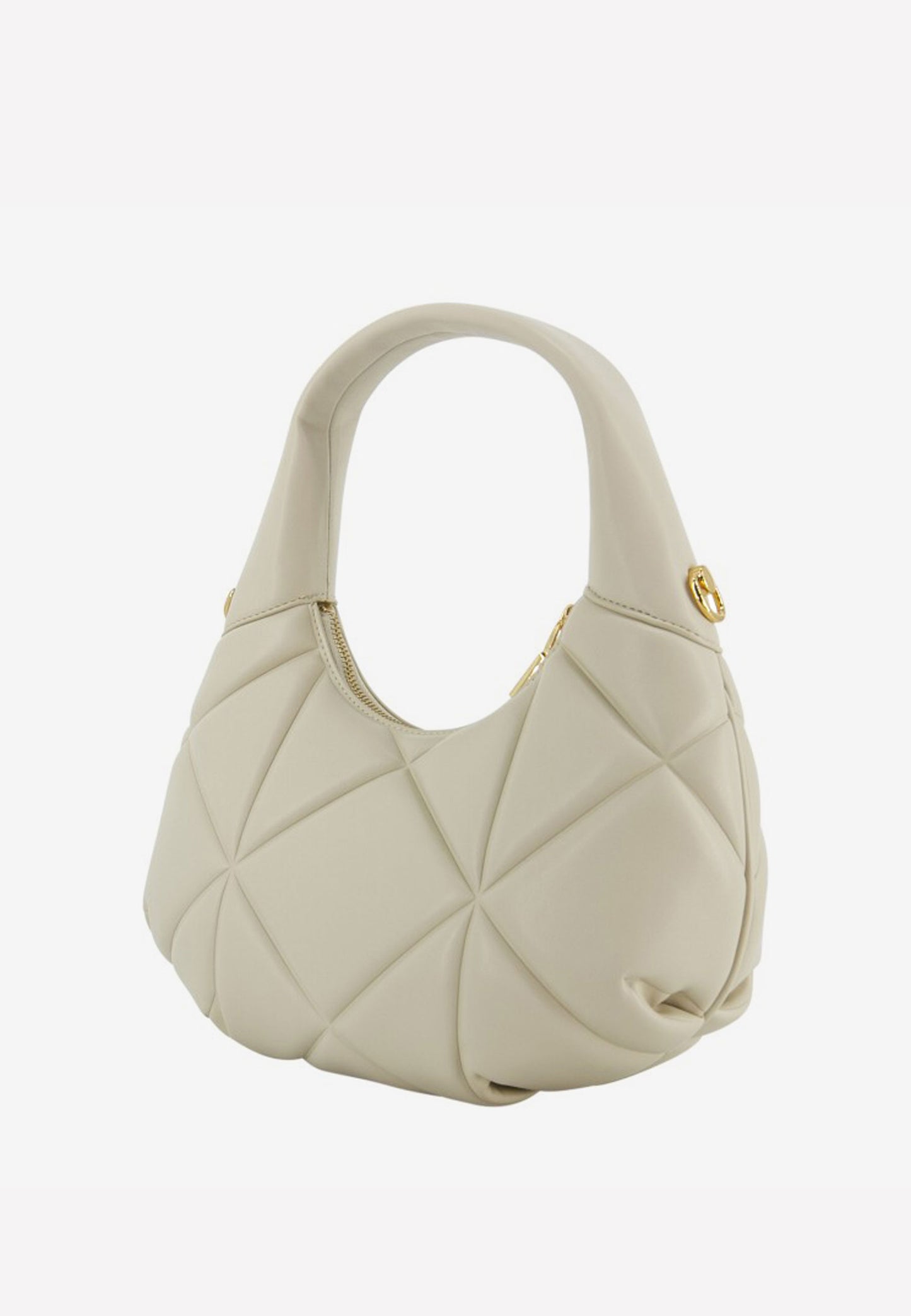 LOVE MOSCHINO - Hobo Bag Embossed Avorio