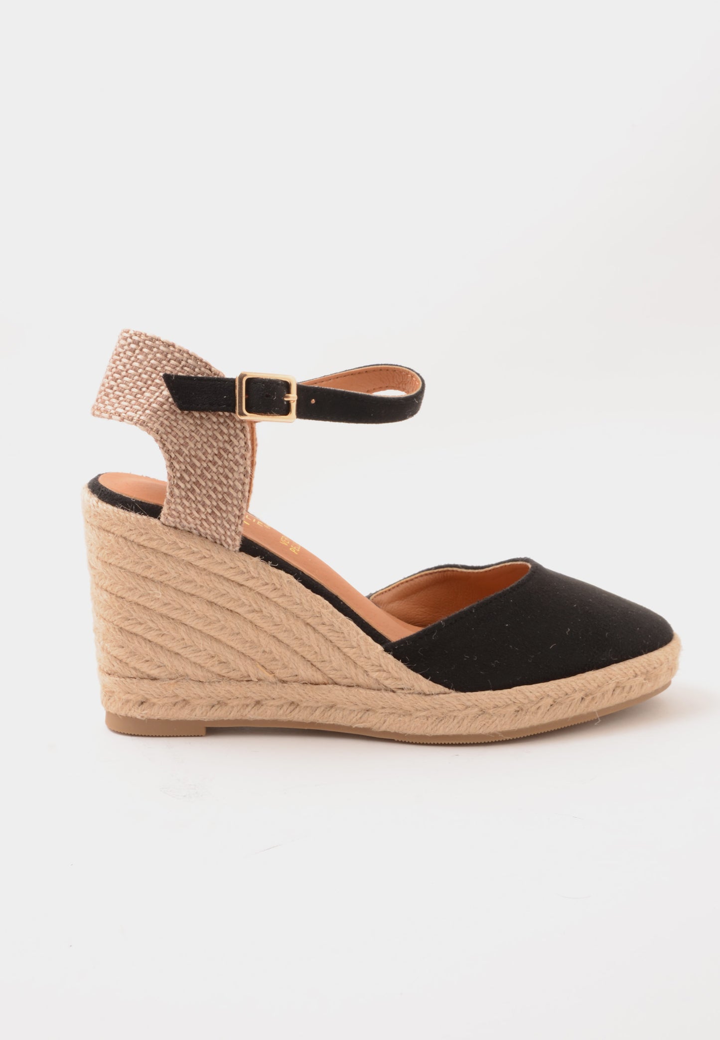 DIVINE FOLLIE - Espadrillas Zeppa Camoscio Nero