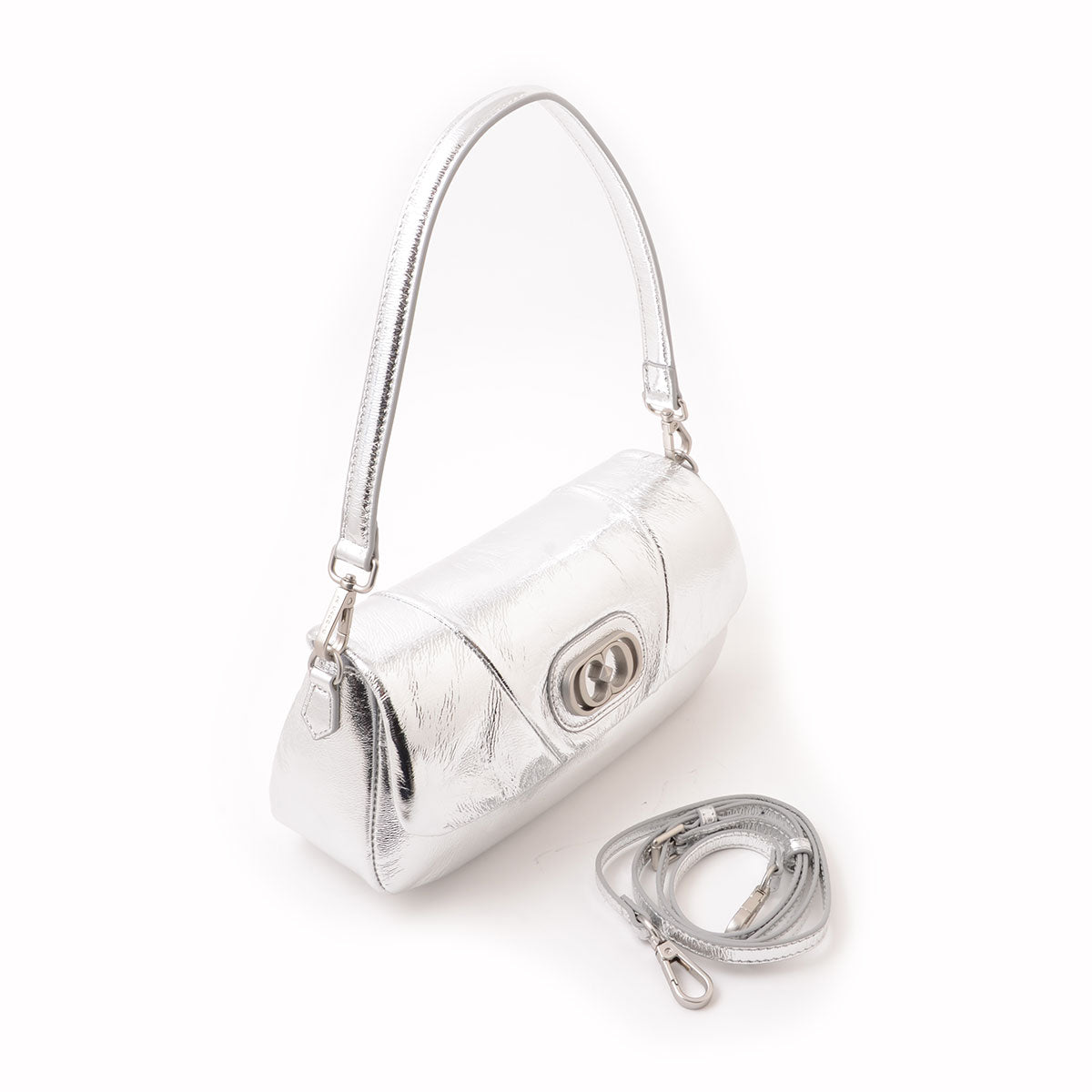 LA CARRIE - Borsa a Spalla Argento