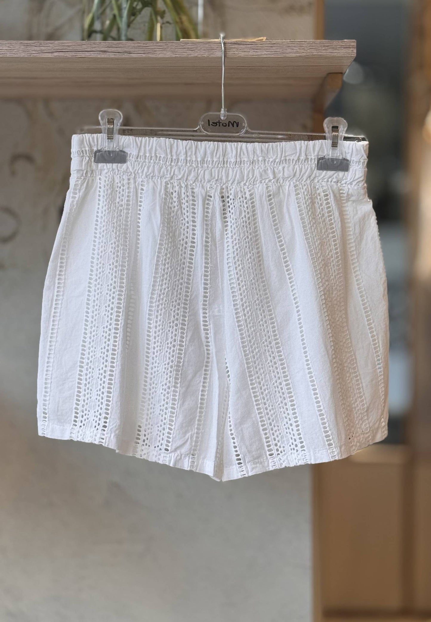 MOTEL - Short Pizzo San Gallo Bianco