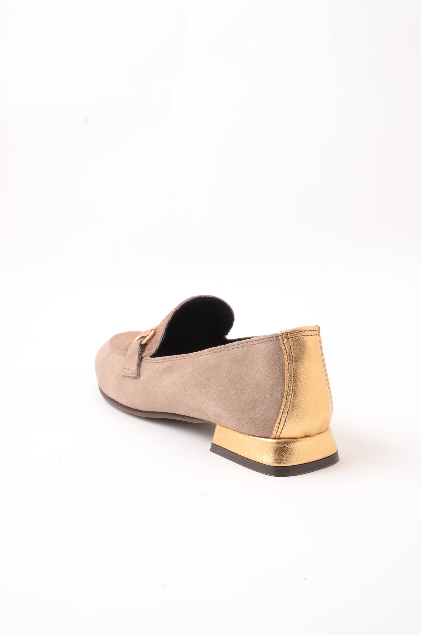 DIVINE FOLLIE - Mocassino Morsetto Camoscio Taupe