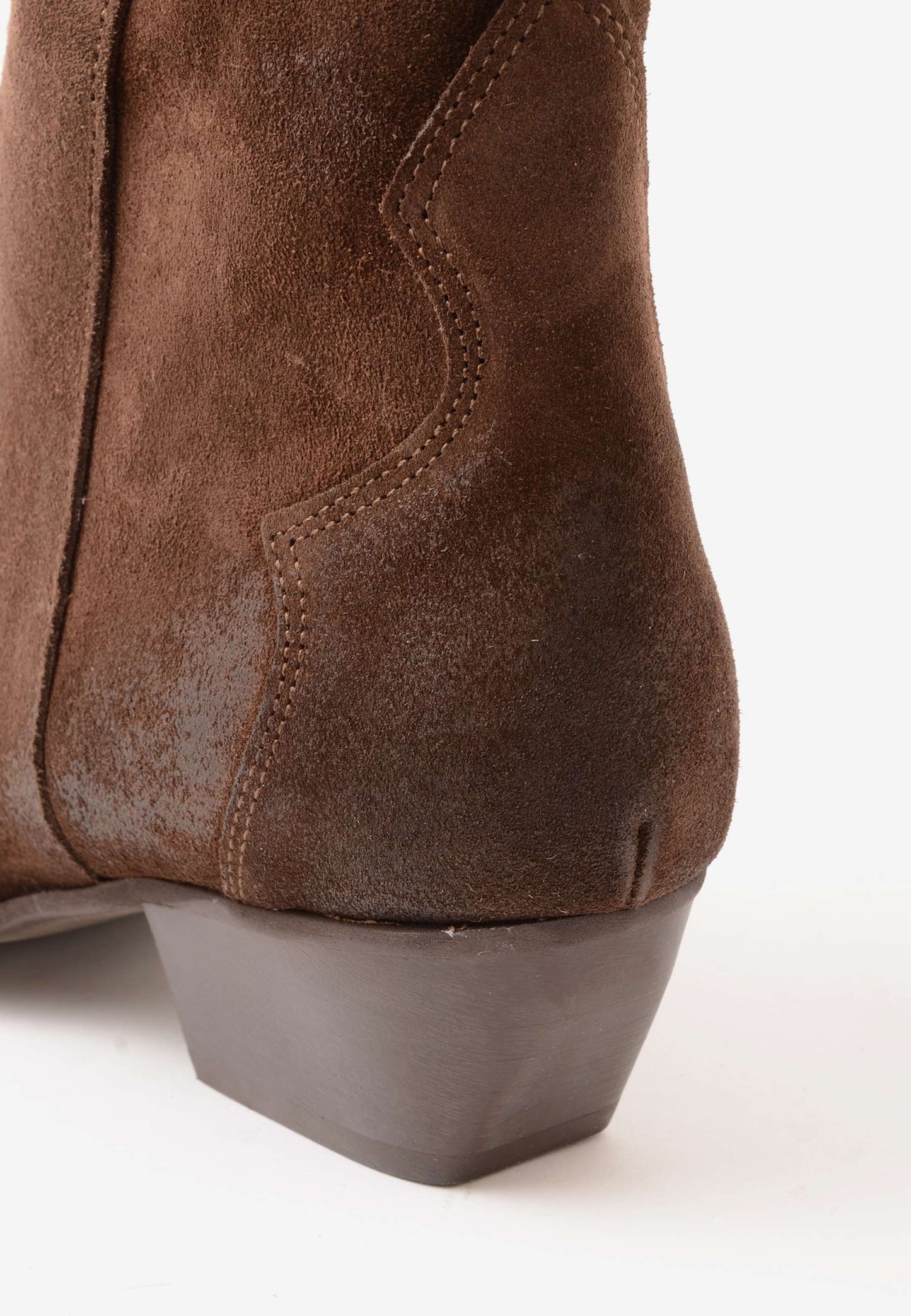 DIVINE FOLLIE - Stivale Texano Camoscio Moro