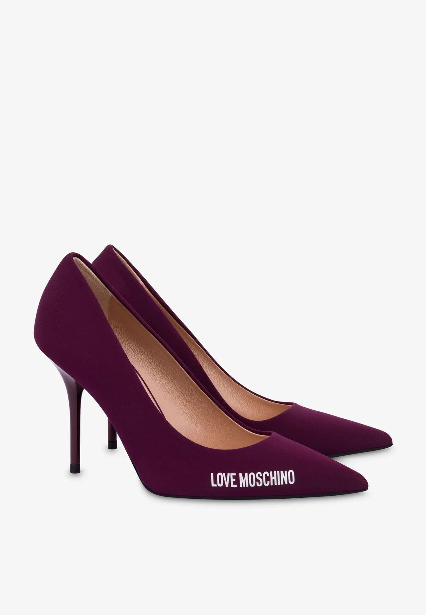 LOVE MOSCHINO - Décolleté In Neoprene Burgundy
