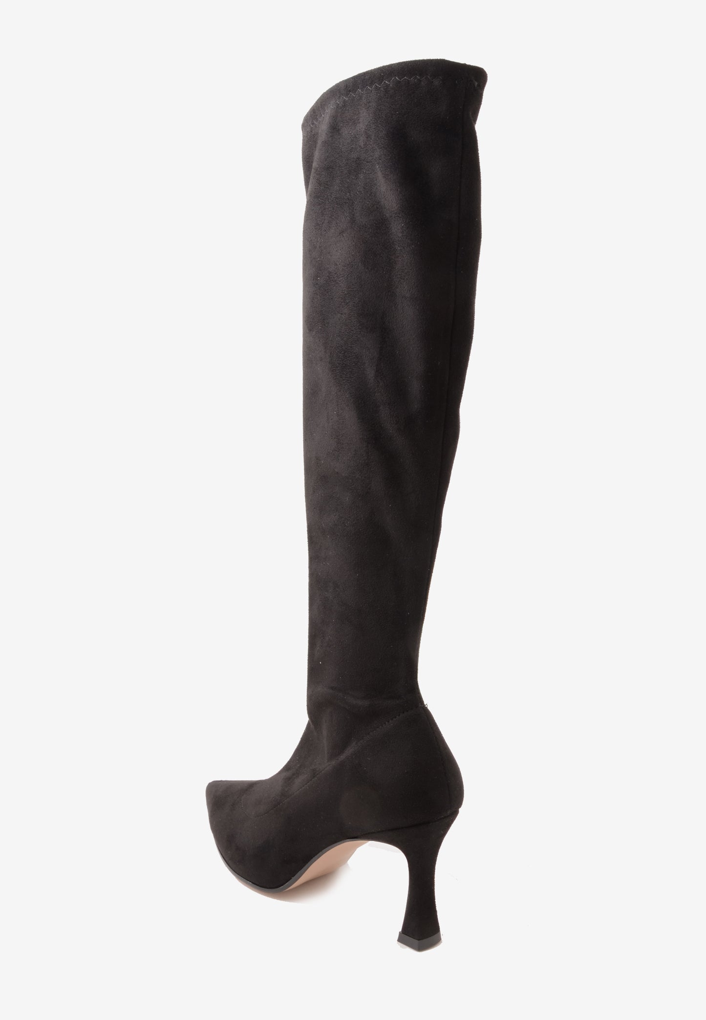 DIVINE FOLLIE - Stivale Alto Elasticizzato Nero