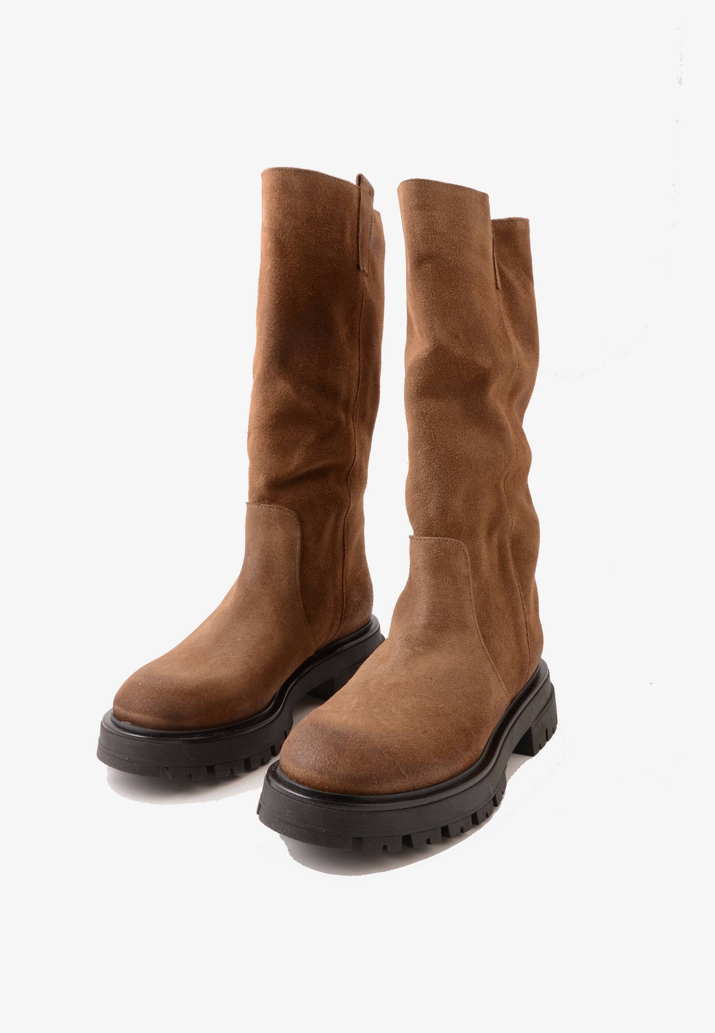 DIVINE FOLLIE - Bikers Camoscio Marrone