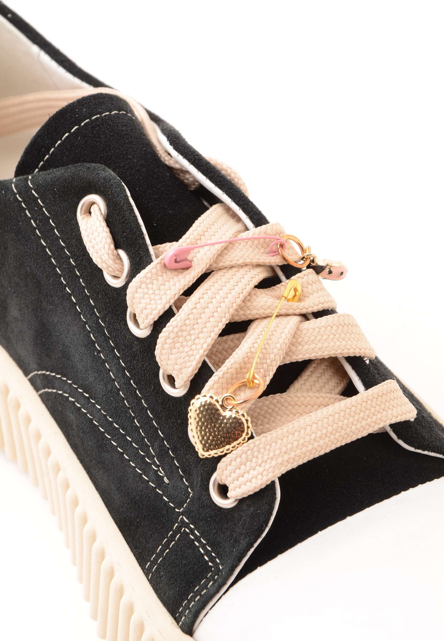 DIVINE FOLLIE - Sneakers Camoscio Nero