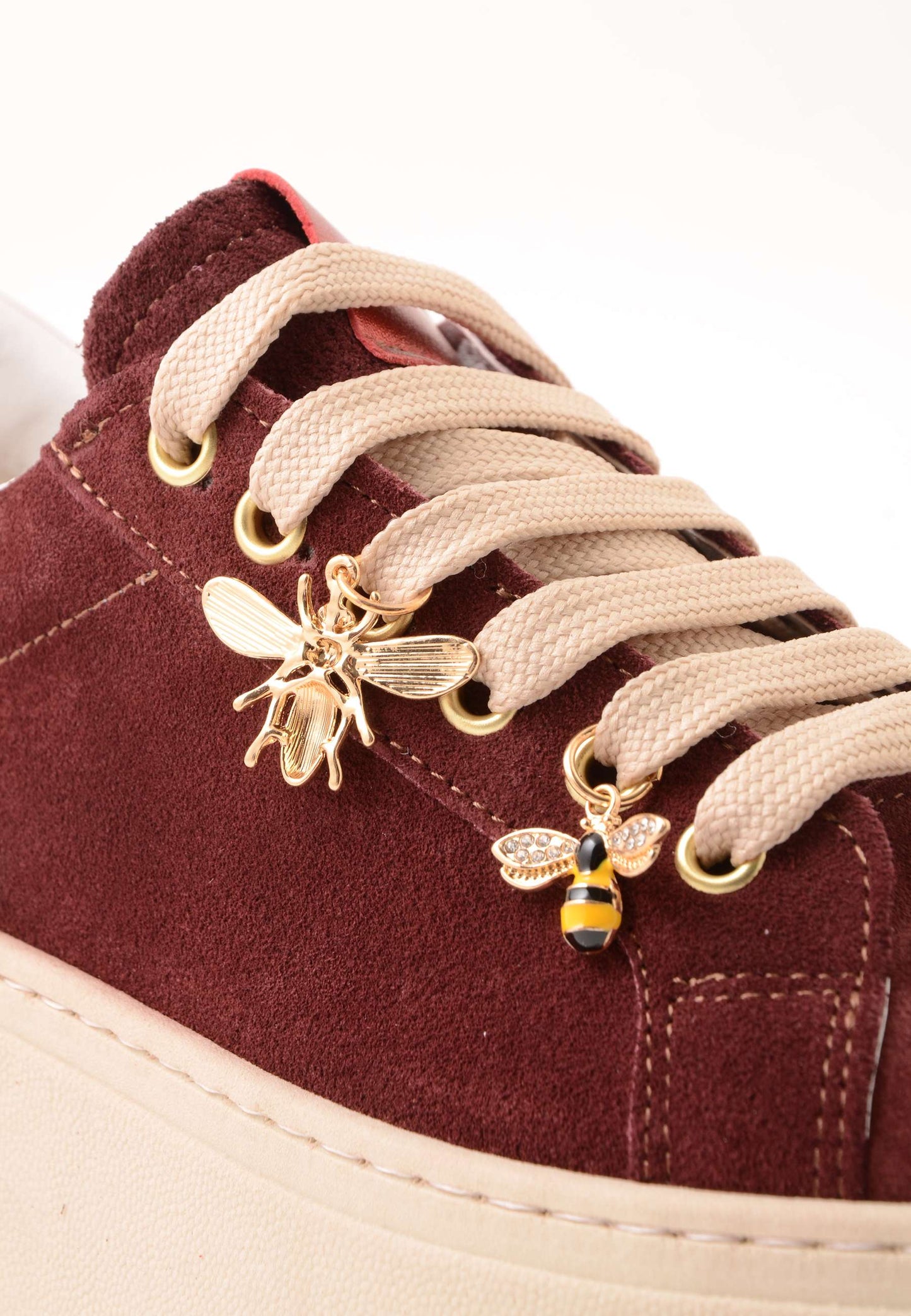 DIVINE FOLLIE - Sneakers Camoscio Bijoux Barolo
