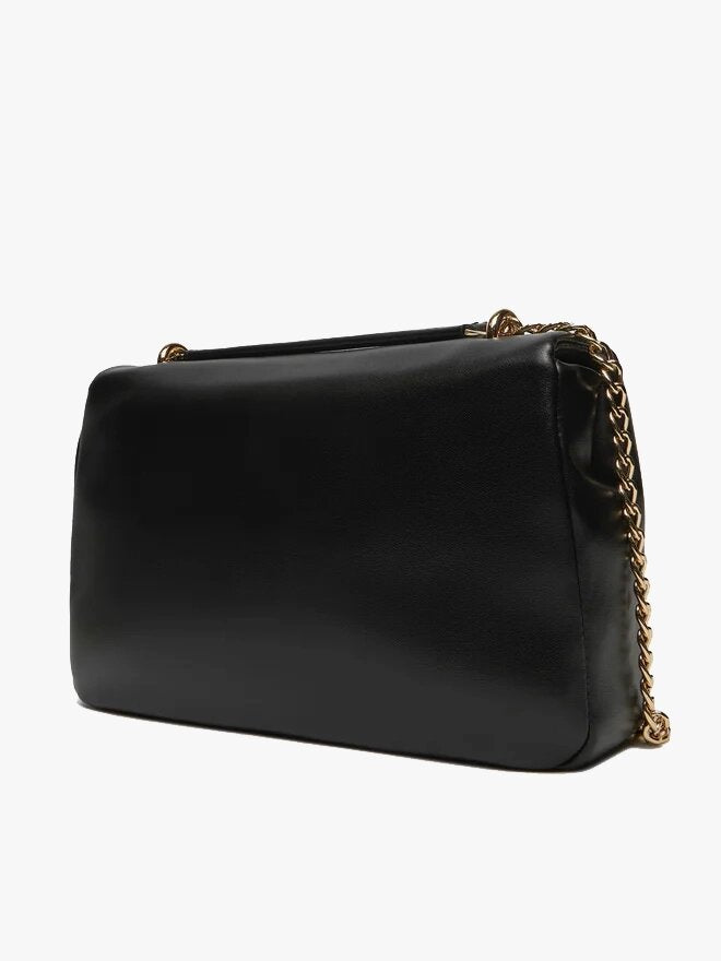 LOVE MOSCHINO - Borsa A Tracolla Gold Clip Nero