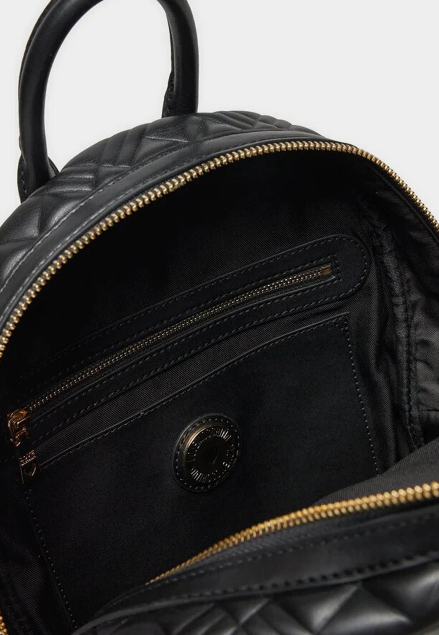 LOVE MOSCHINO - Zaino Logo Quilt Nero