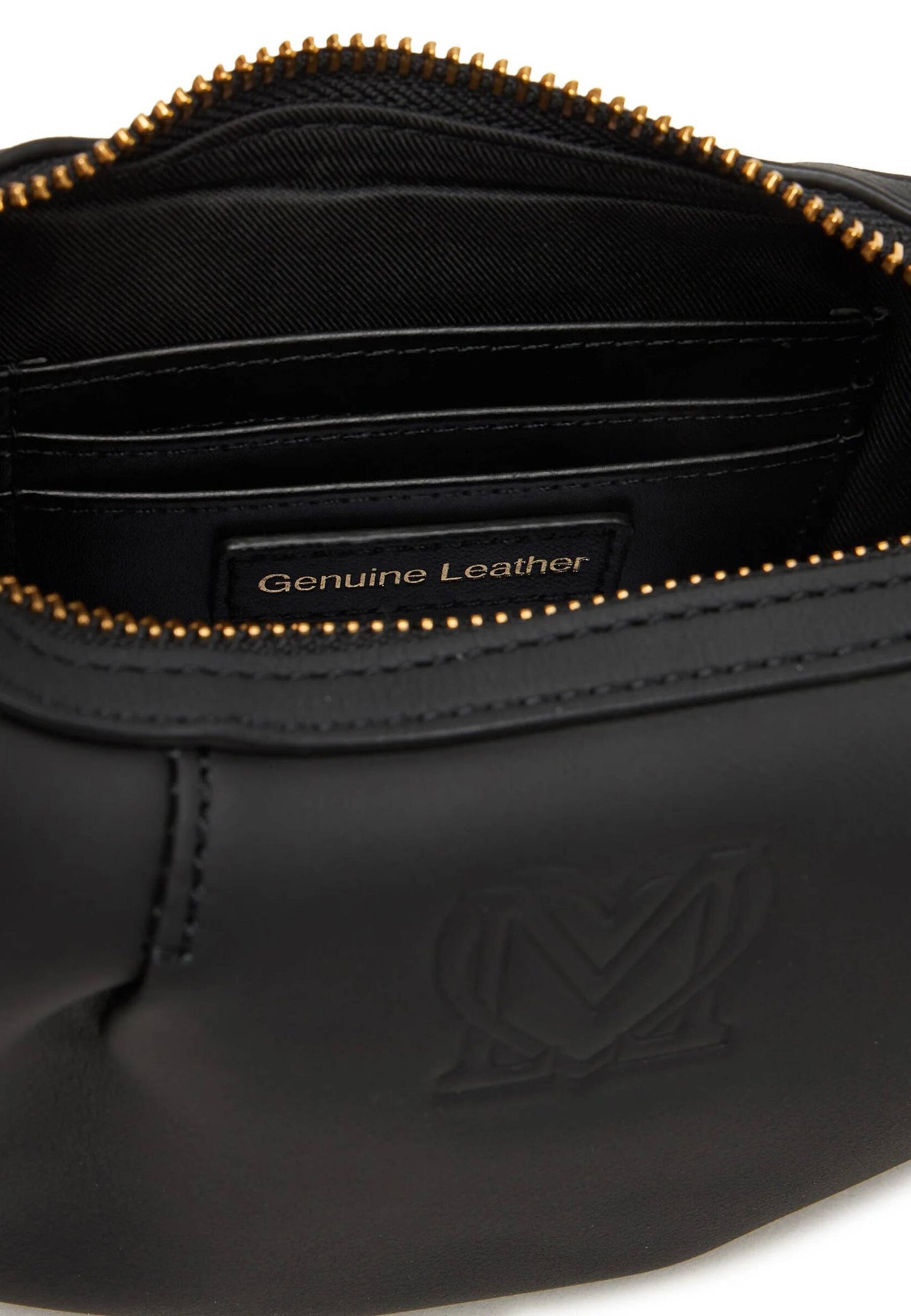 LOVE MOSCHINO - Borsetta A Spalla VERA PELLE Nero