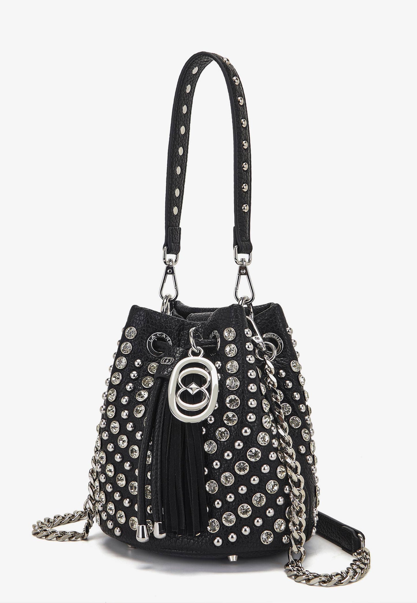 LA CARRIE - Secchiello Strass Andromeda Piccolo Black