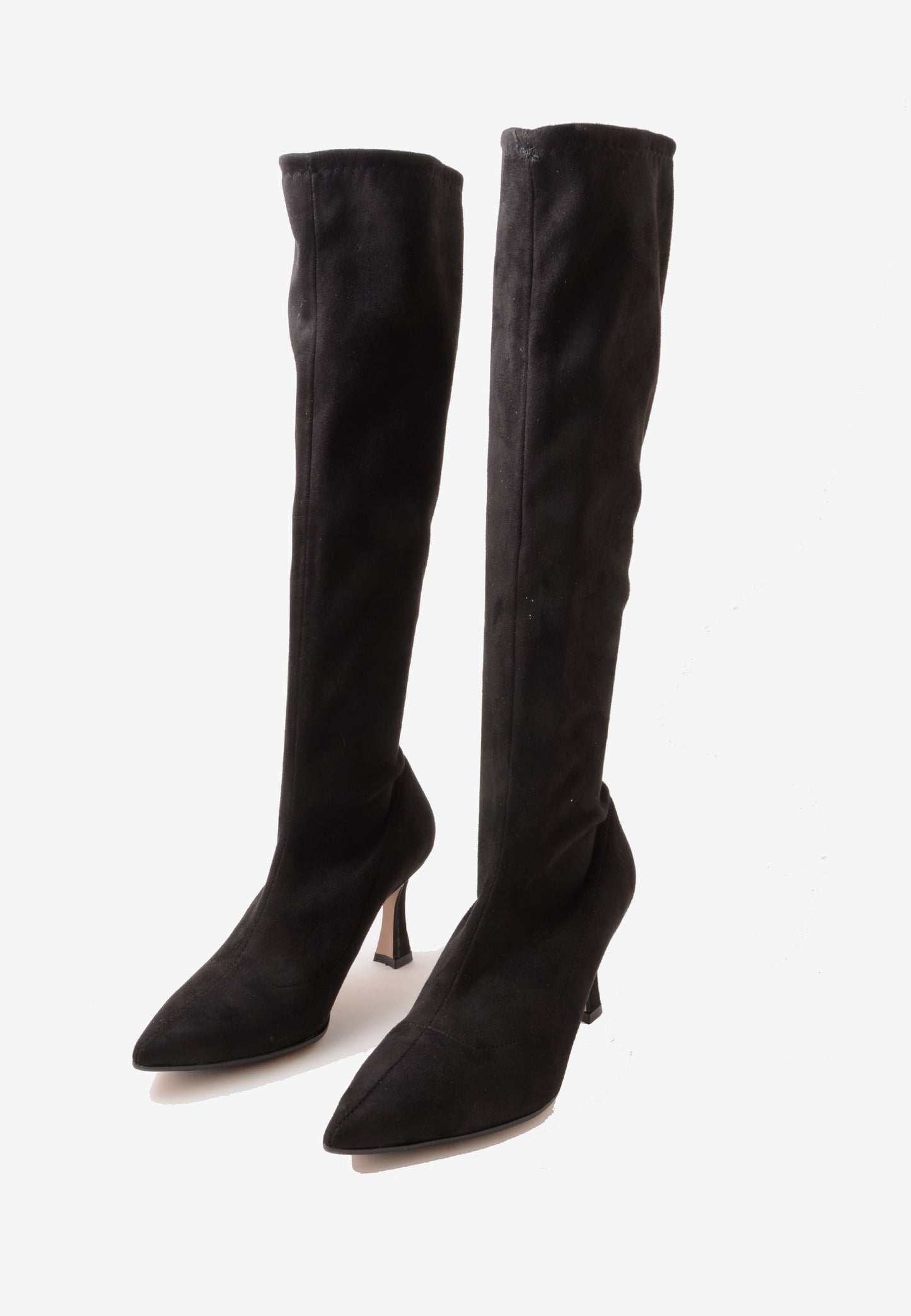 DIVINE FOLLIE - Stivale Alto Elasticizzato Nero