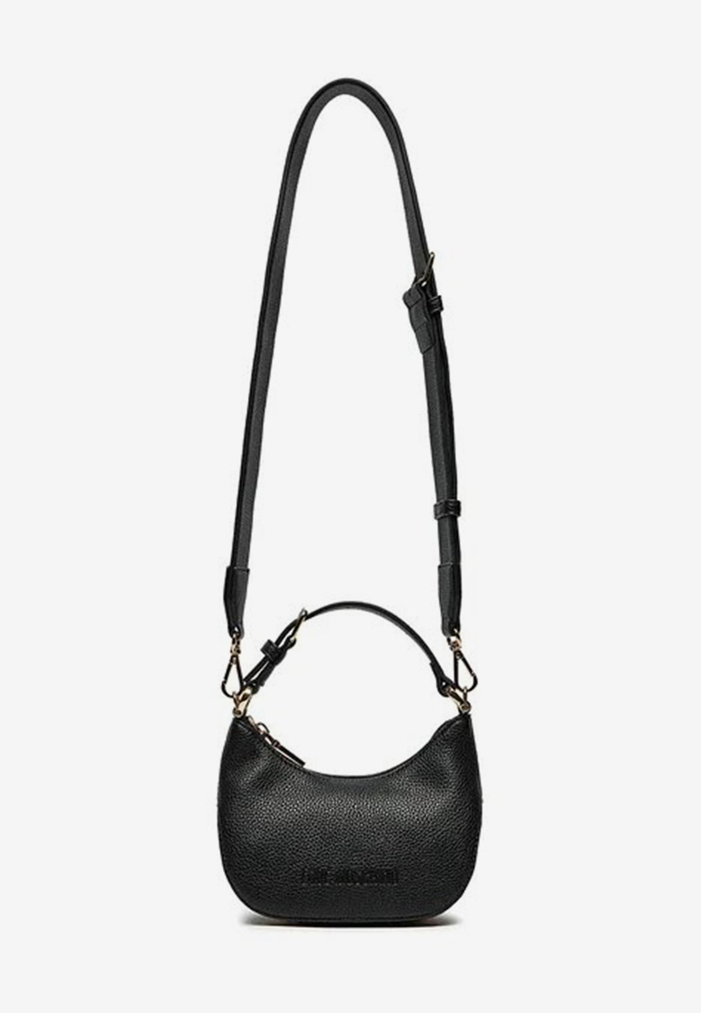 LOVE MOSCHINO - Borsetta Hobo Lettering Nero