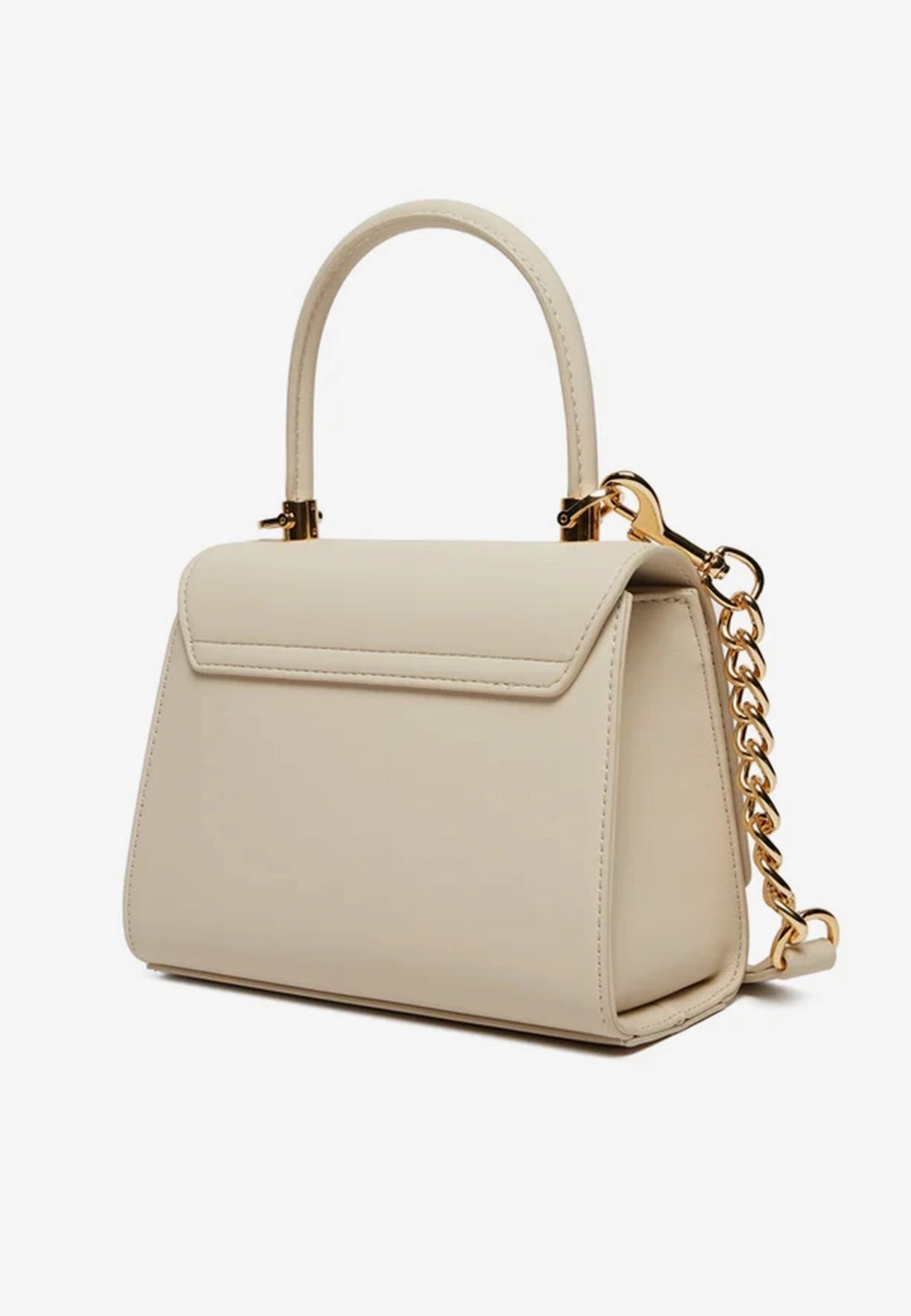 LOVE MOSCHINO - Borsetta A Mano Lettering Avorio