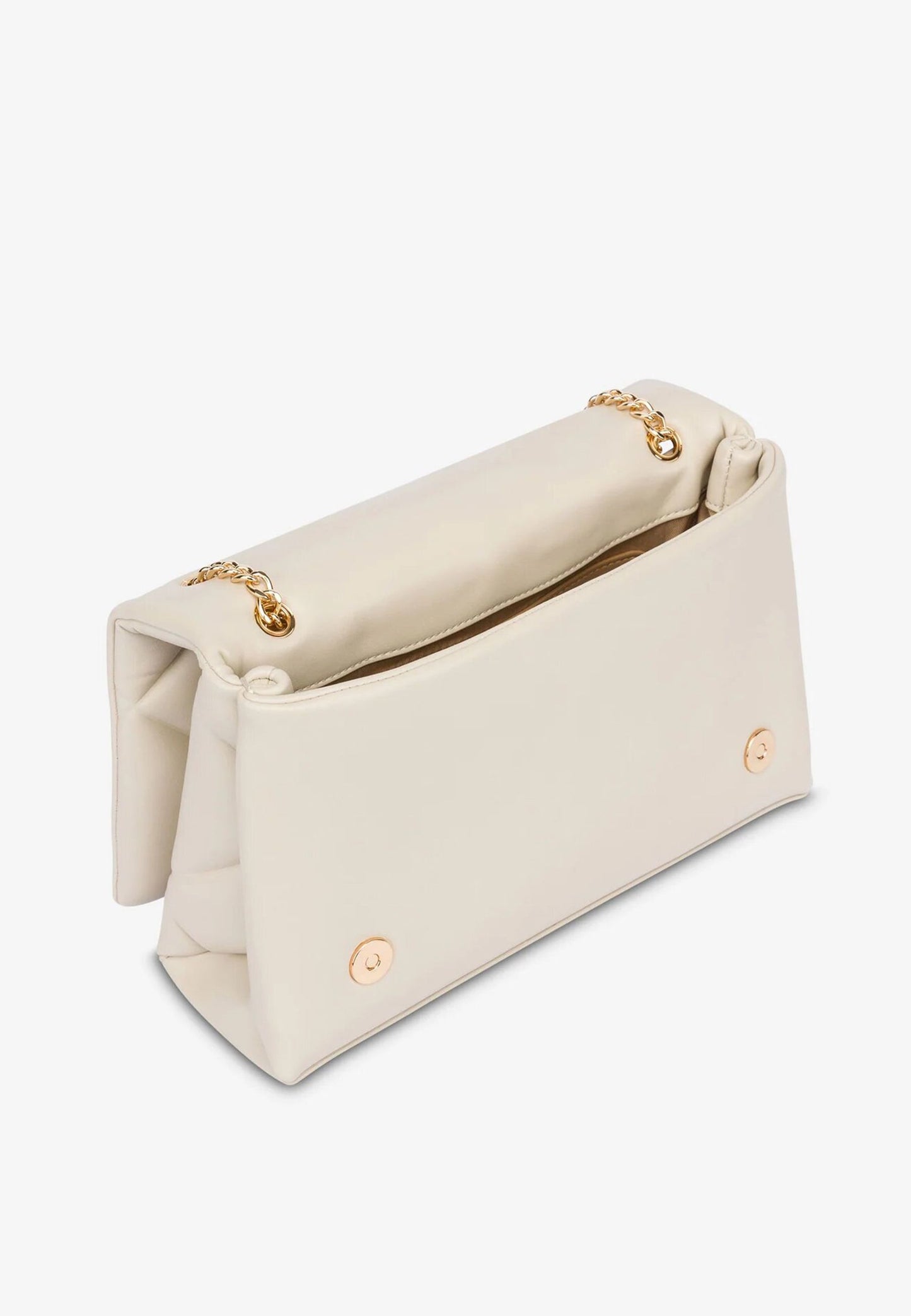 LOVE MOSCHINO - Borsetta A Tracolla Embossed Avorio