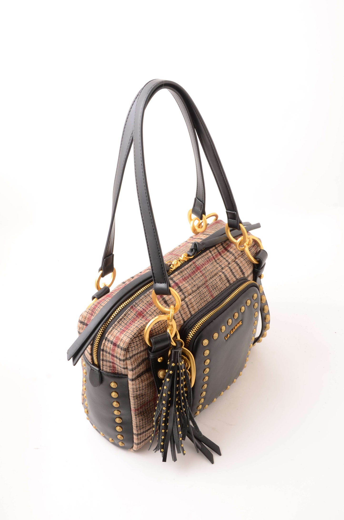 LA CARRIE - Borsa A Spalla Scottish Beige