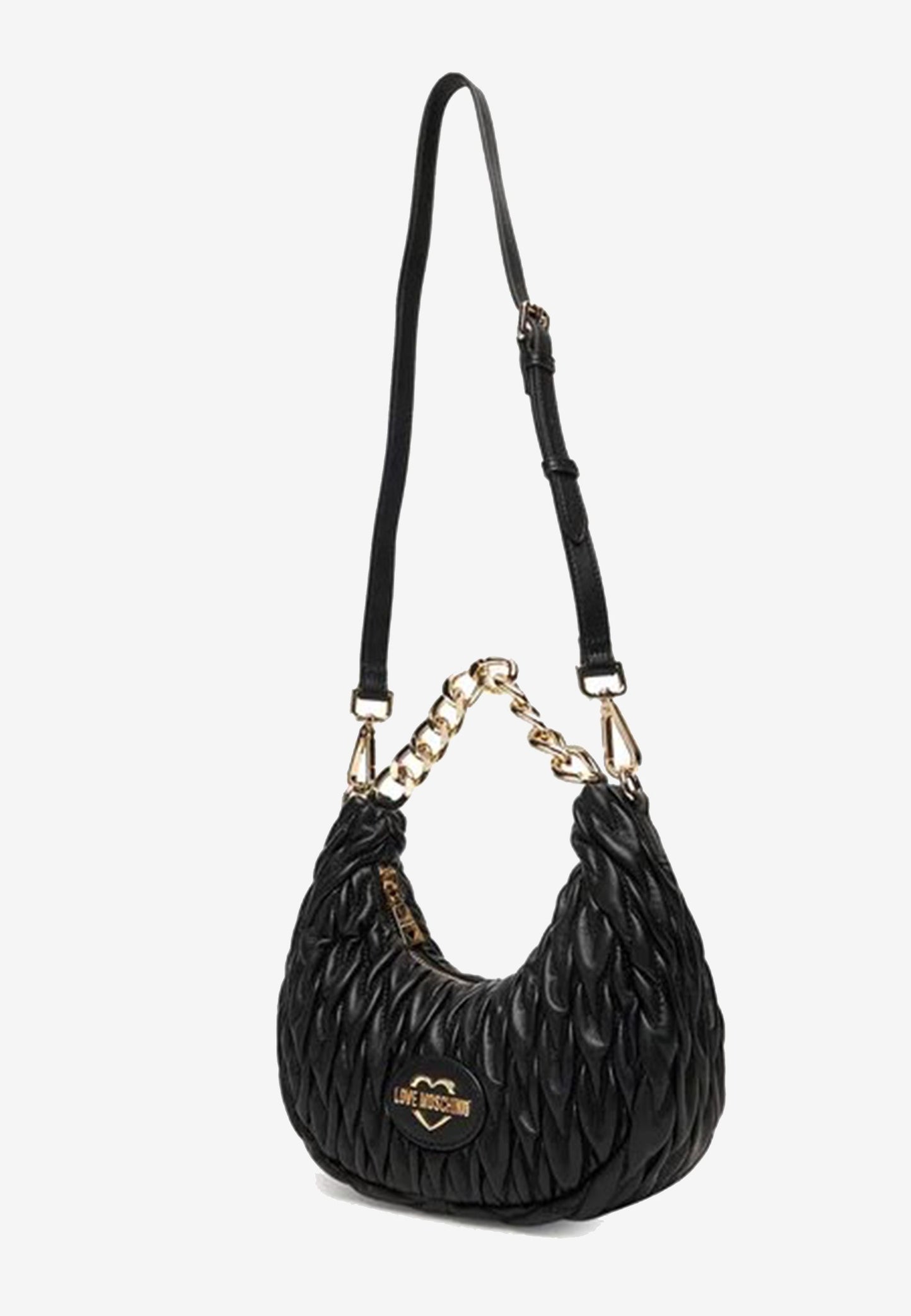 LOVE MOSCHINO - Hobo Bag Trapuntata Nero