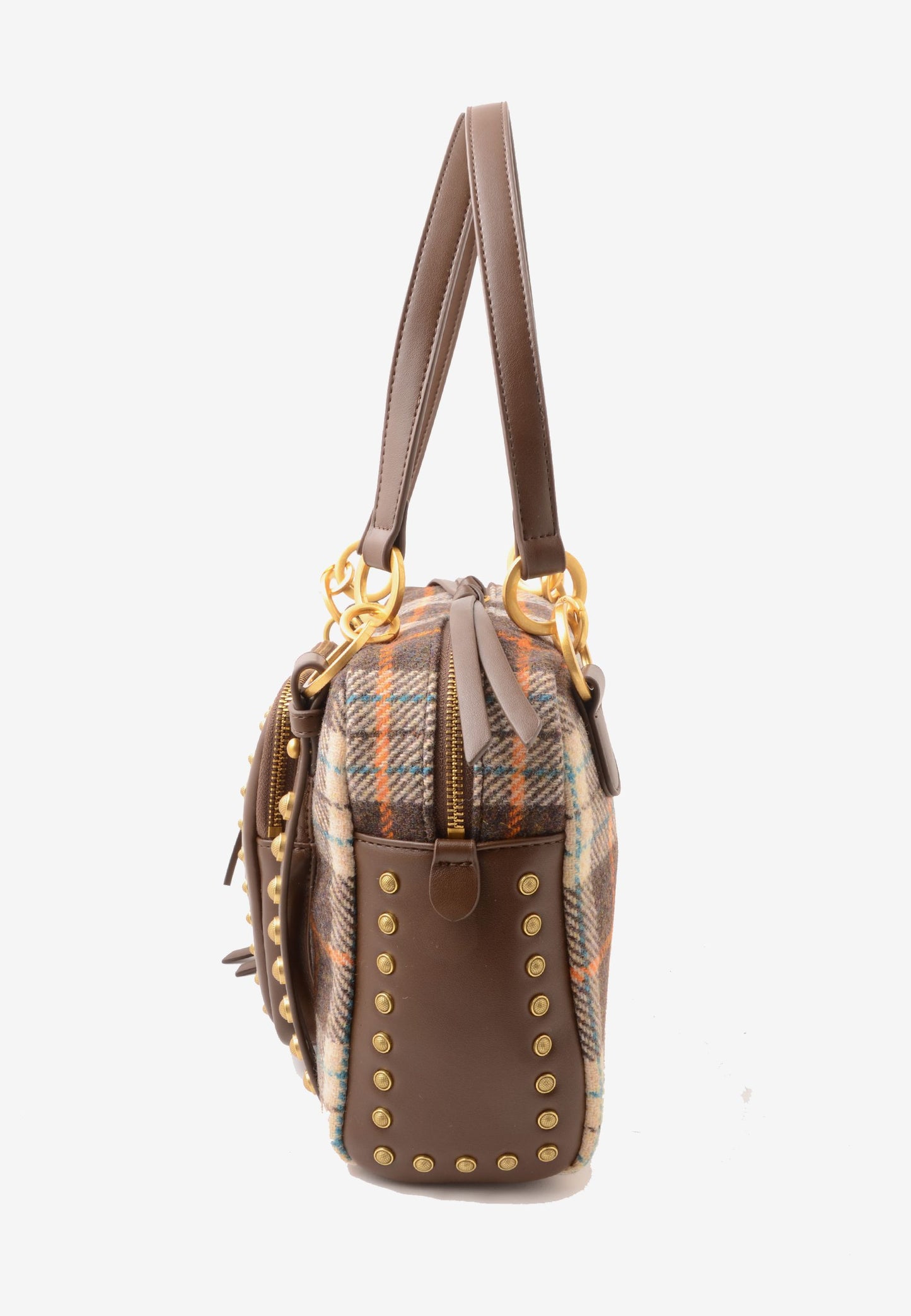 LA CARRIE - Borsa A Spalla Scottish Marrone