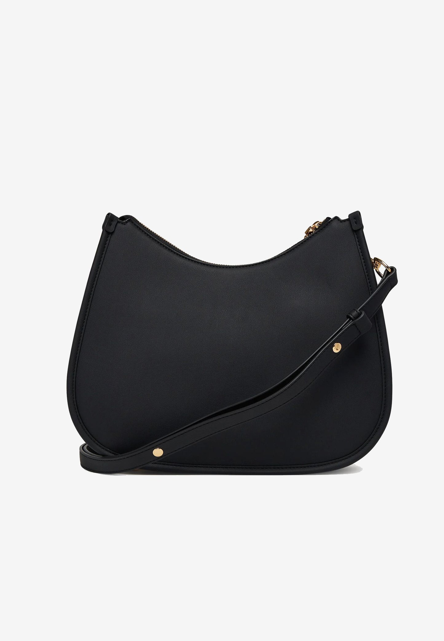 LOVE MOSCHINO - Borsa A Spalla Lettering Soft Touch Nero