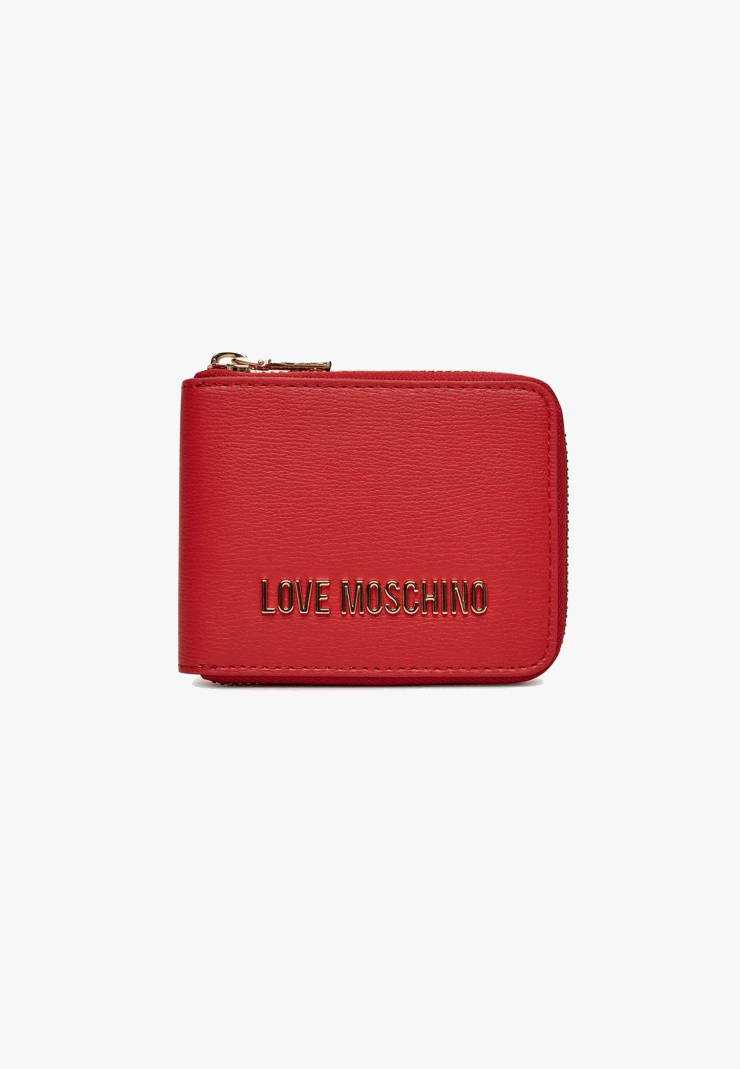 LOVE MOSCHINO - Portafoglio Zip Around Rosso