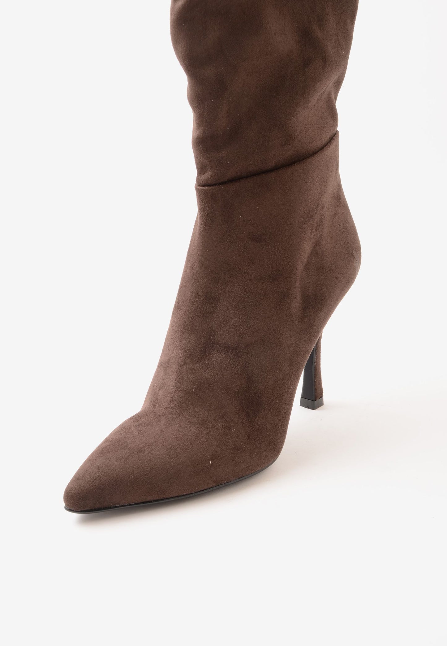 DIVINE FOLLIE - Stivale Camoscio Calza Moro