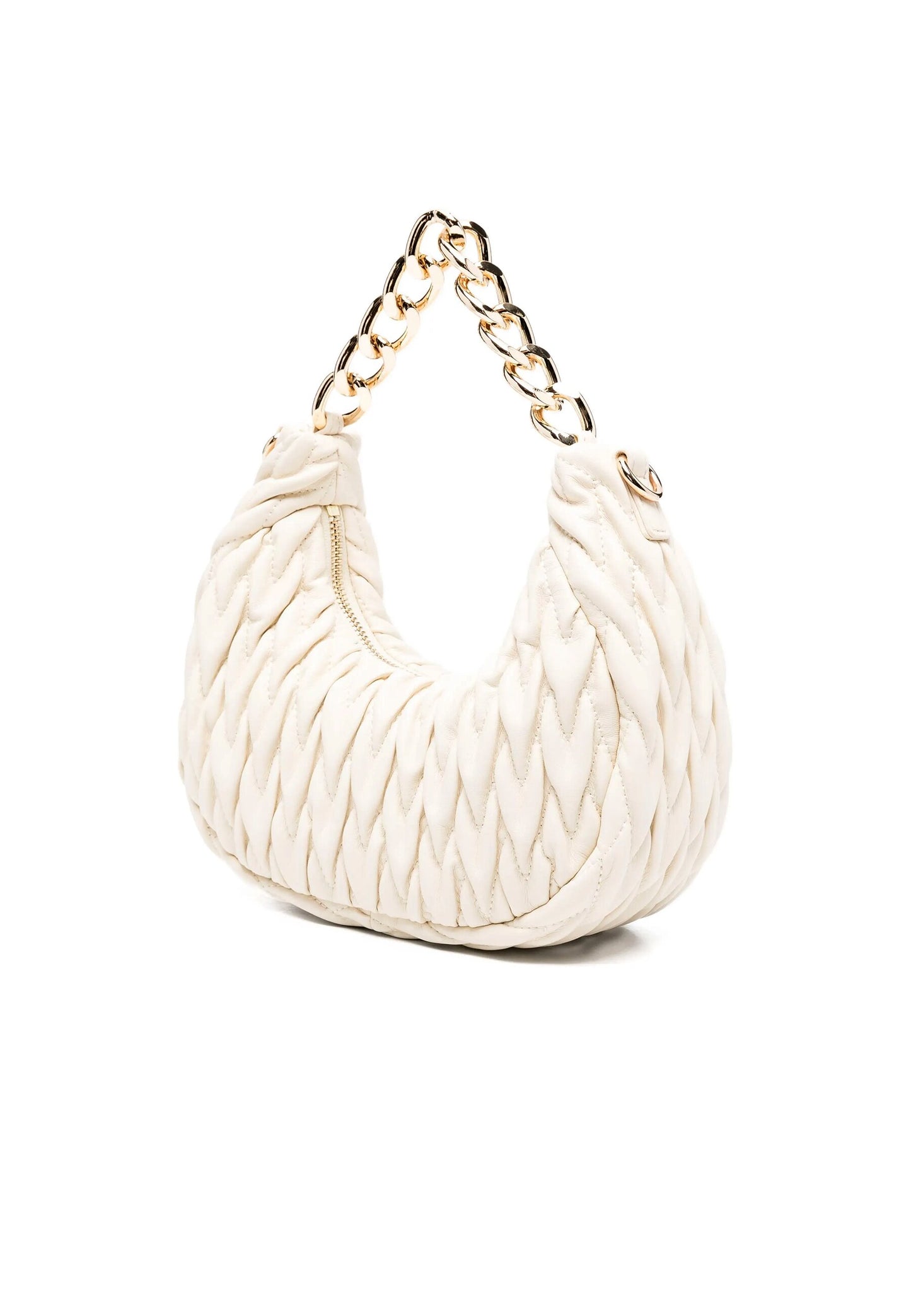 LOVE MOSCHINO - Hobo Bag Trapuntata Avorio