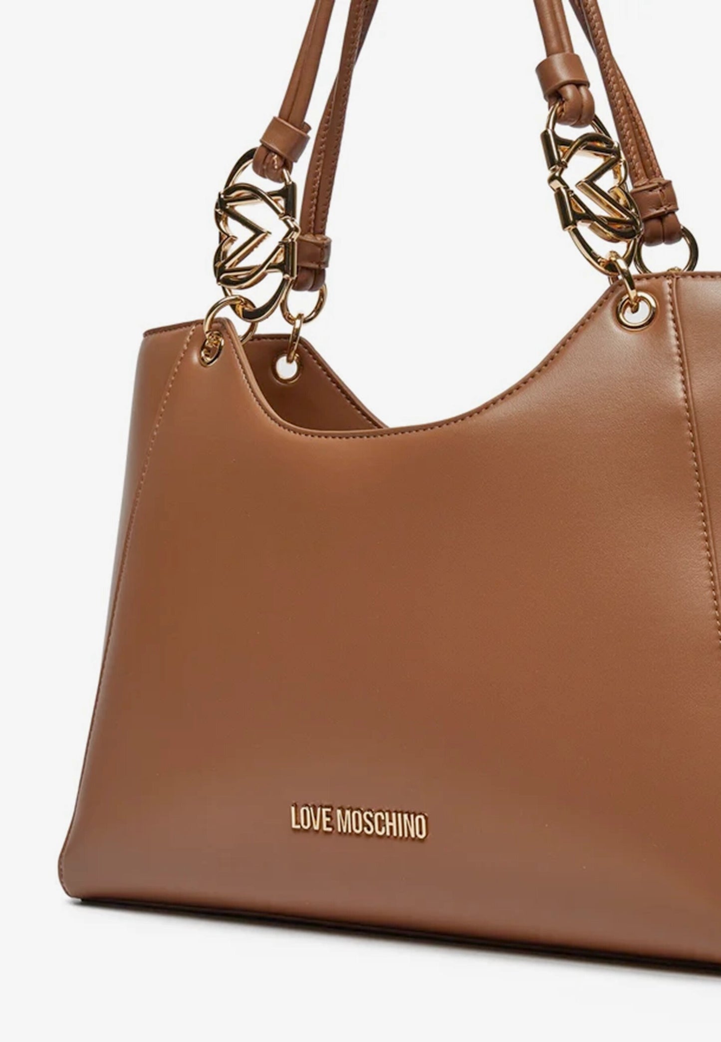 LOVE MOSCHINO - Borsa A Spalla Cuore Cammello