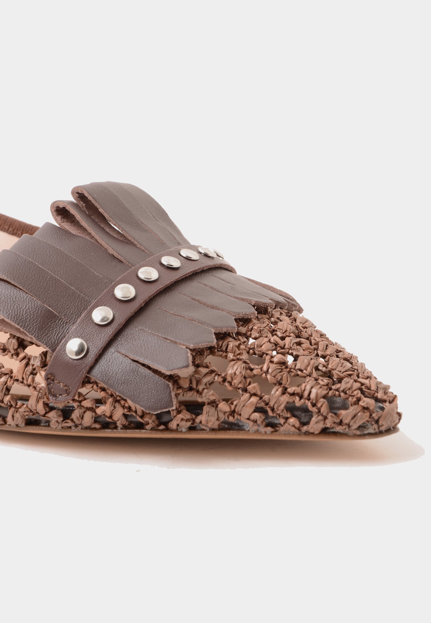 DIVINE FOLLIE - Slingback Raffia Moro