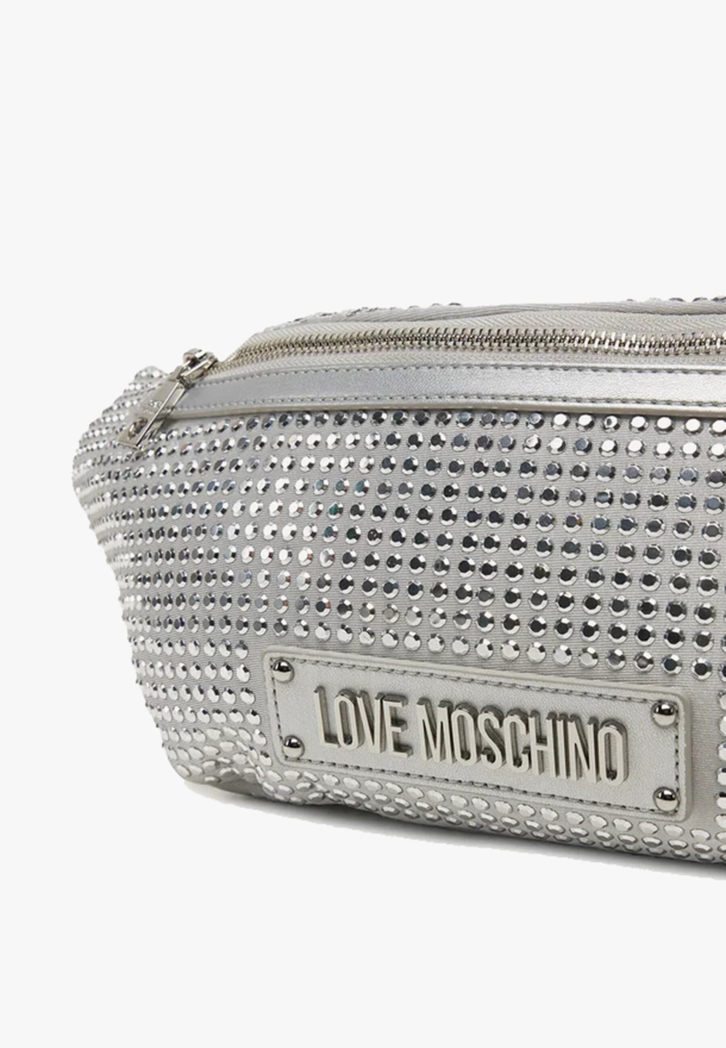 LOVE MOSCHINO - Marsupio Sparkling Silver