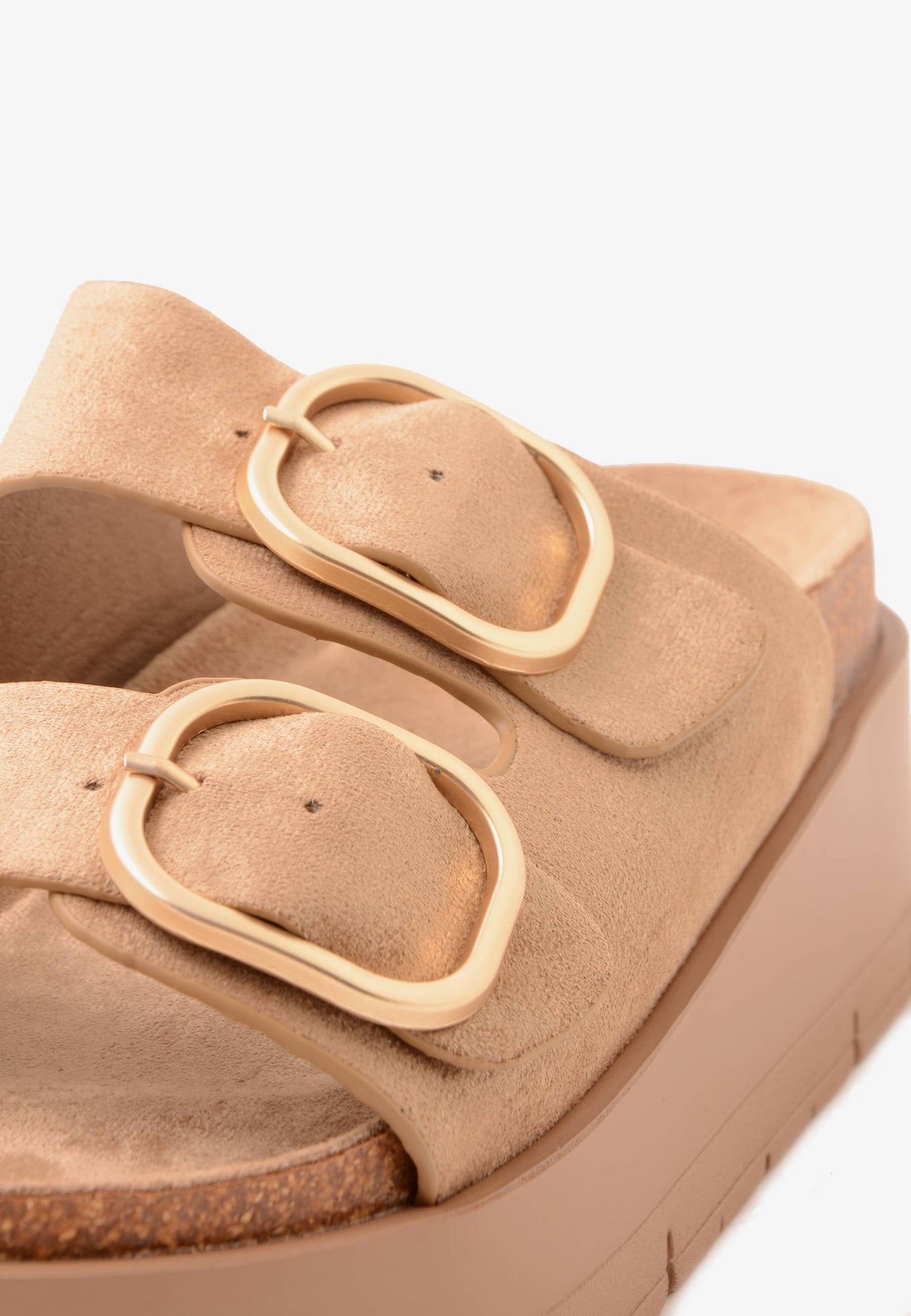GOLD&GOLD - Ciabatta Zeppa Beige